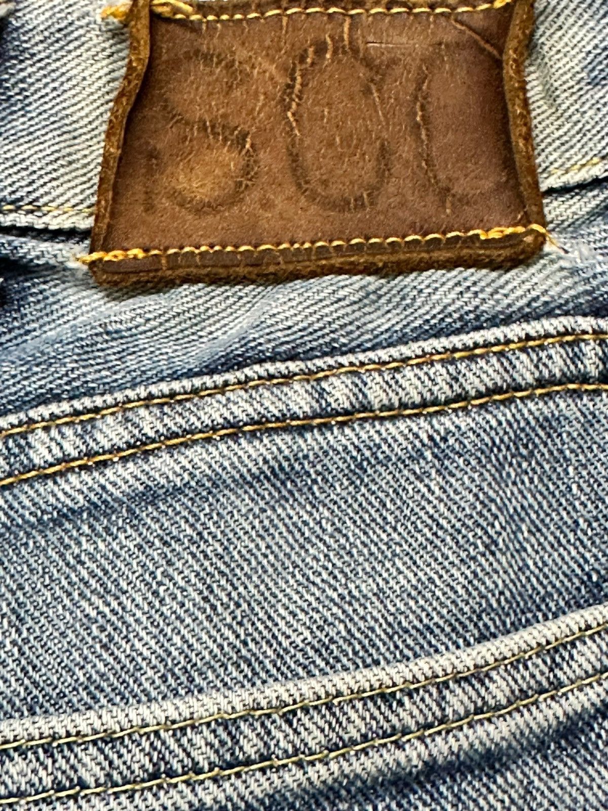 Johnbull Vintage Sewing Chop Clinic By Johnbull Selvedge Style Jeans Size US 33 - 9 Thumbnail