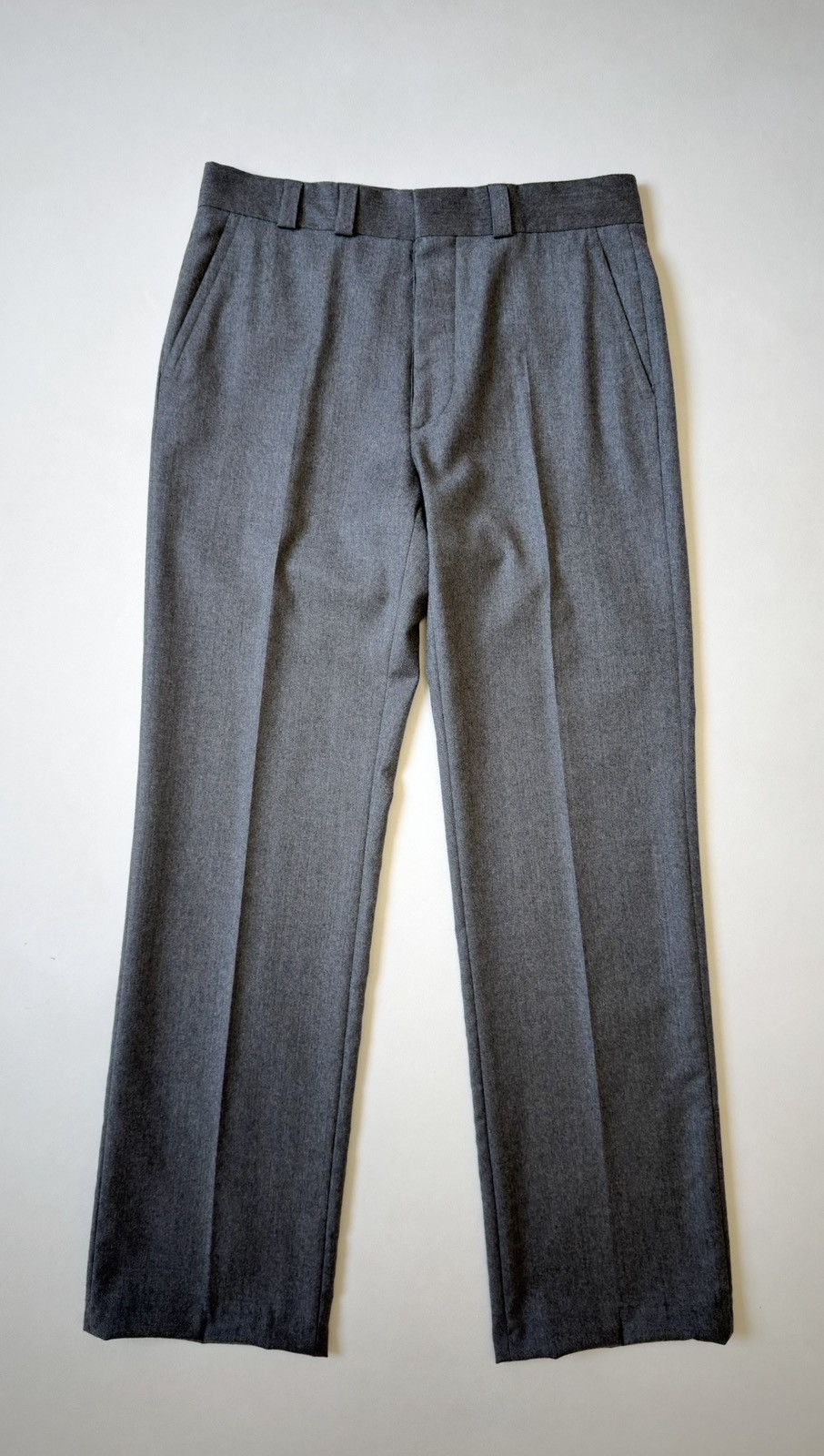 Maison Margiela A/W 07 Straight Leg Gray Wool Trousers Size US 32 / EU 48 - 1 Thumbnail