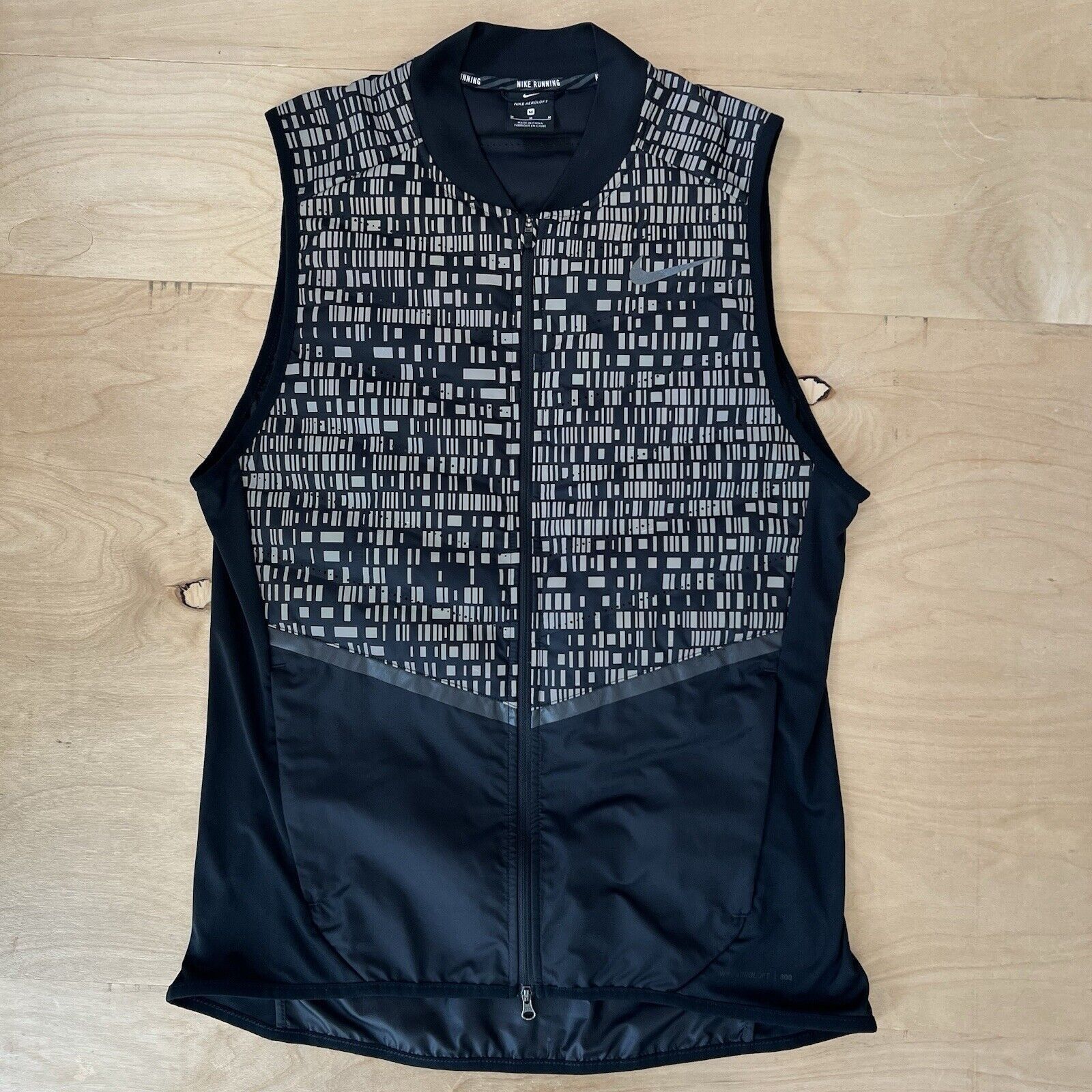 Nike Nike Aeroloft Flash Vest Medium Black Reflective Running Grailed