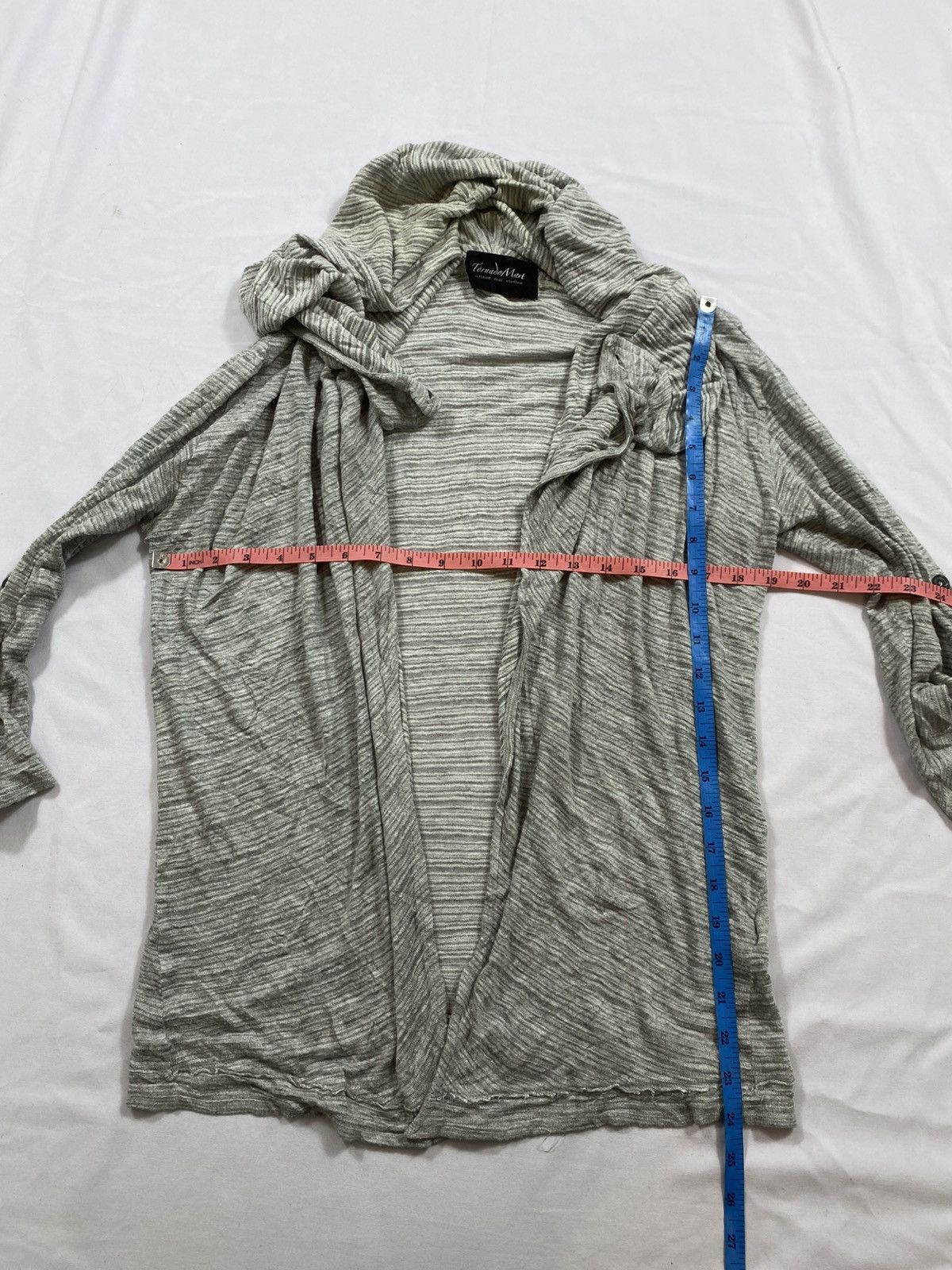 Tornado Mart Tornado Mart Distressed Cardigan Longslevee Size US M / EU 48-50 / 2 - 10 Thumbnail