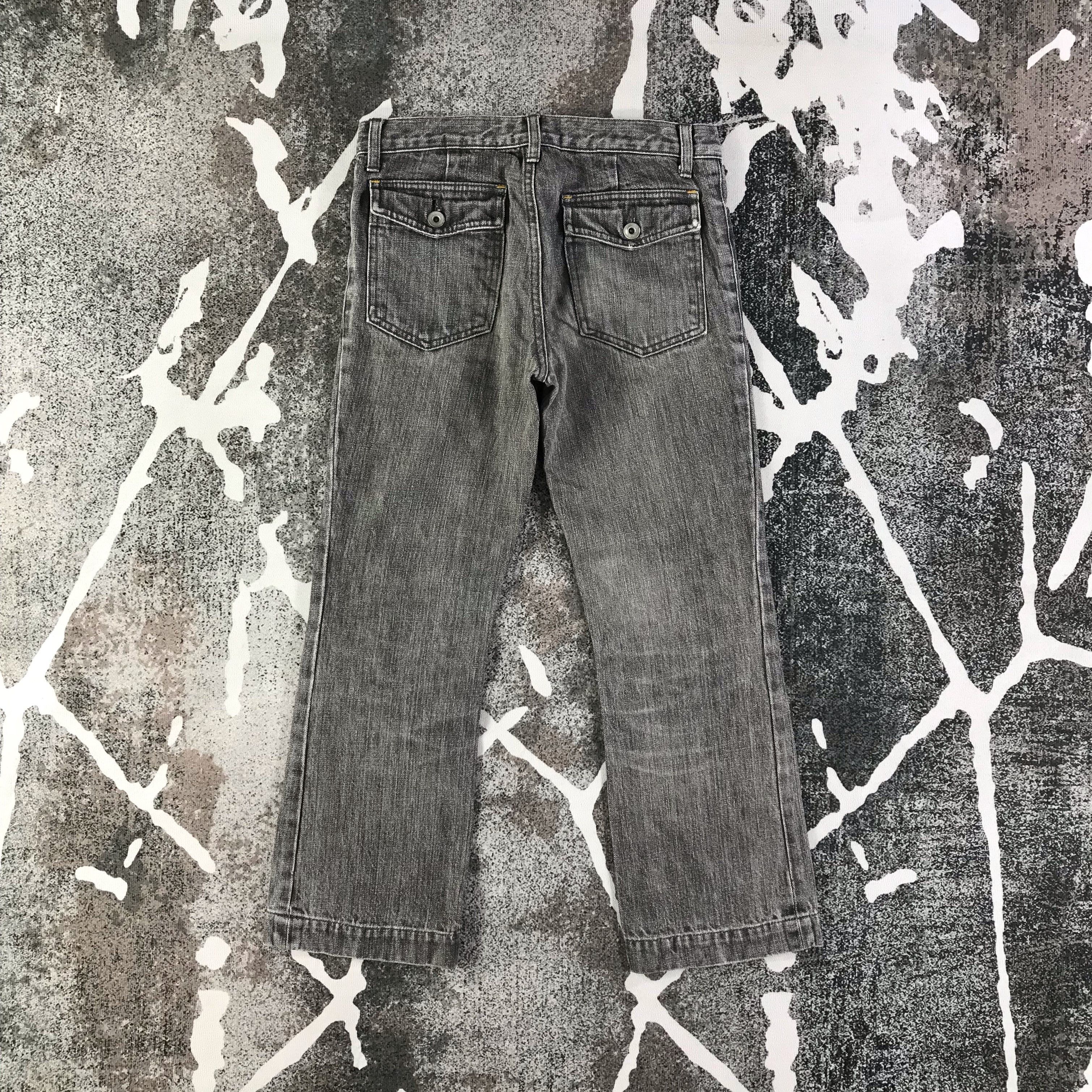 Japanese Brand Japanese Brand Vert Dense Jeans Cropped Denim KJ1519 Size 28" / US 6 / IT 42 - 2 Thumbnail