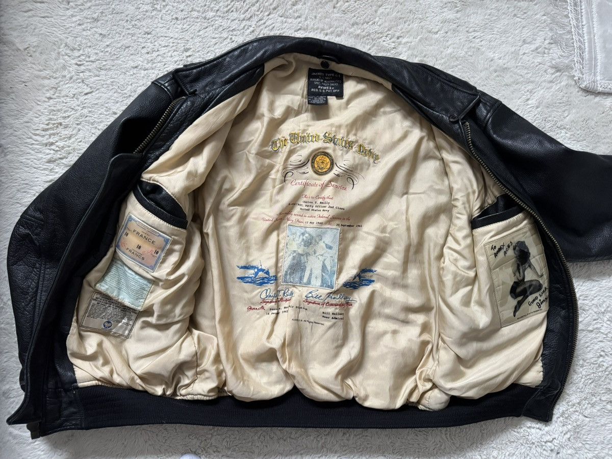 Avirex Avirex Leather Jacket Bomber Type G-1 G1 Size US M / EU 48-50 / 2 - 5 Thumbnail