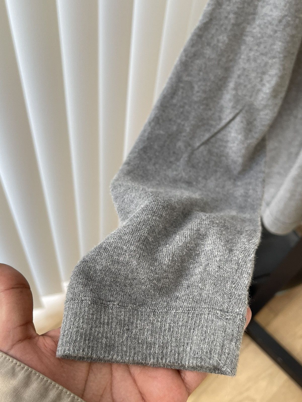 Maison Margiela Maison Margiela SS06 Saddle Shoulders Grey Sweatshirt Size US S / EU 44-46 / 1 - 12 Thumbnail
