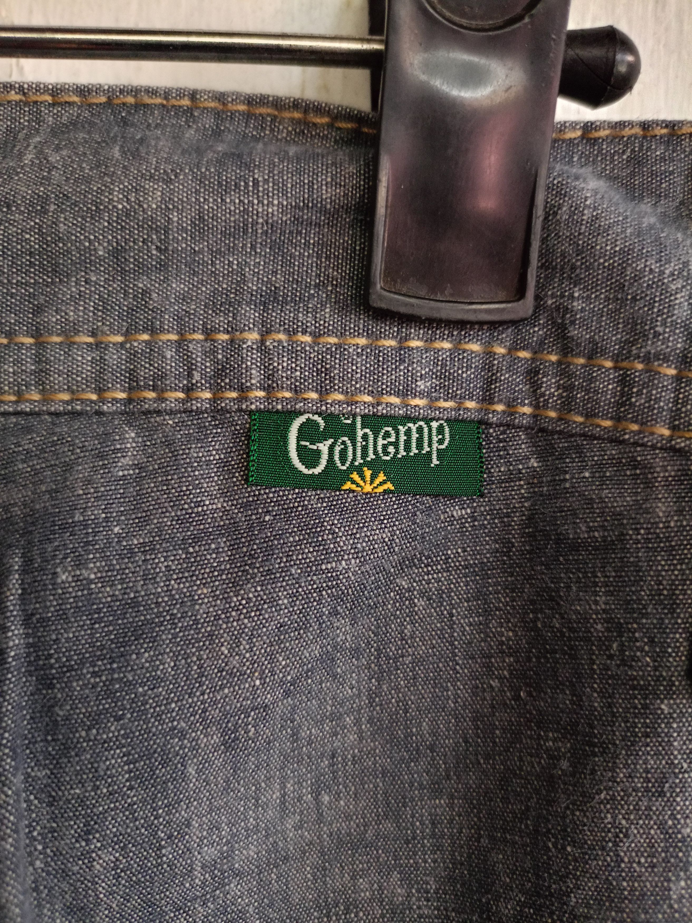 Japanese Brand 2000s Gohemp Big Pocket Denim Pants Size US 30 / EU 46 - 6 Thumbnail
