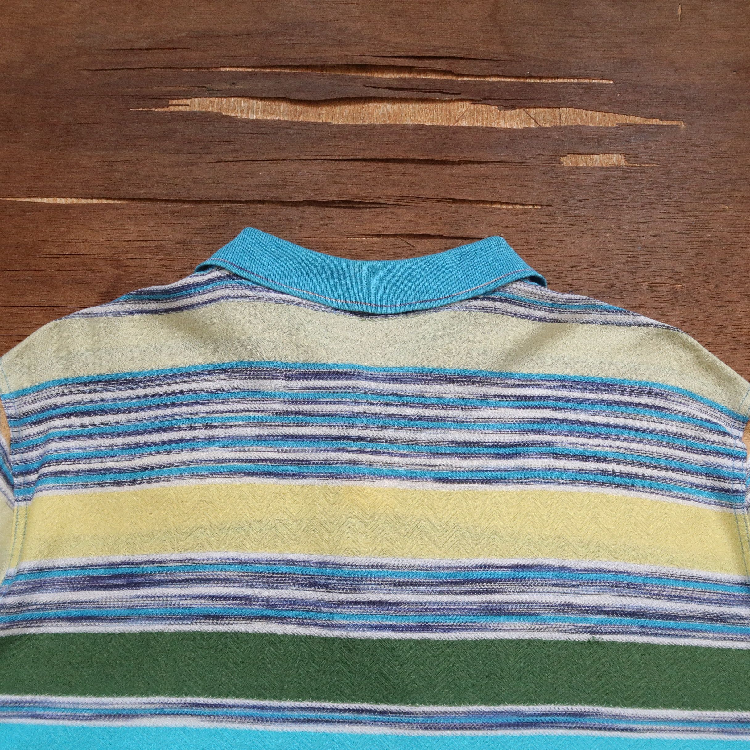 Missoni Vintage 90s Missoni Sport Psychedelic Polo Shirt Size US M / EU 48-50 / 2 - 14 Thumbnail