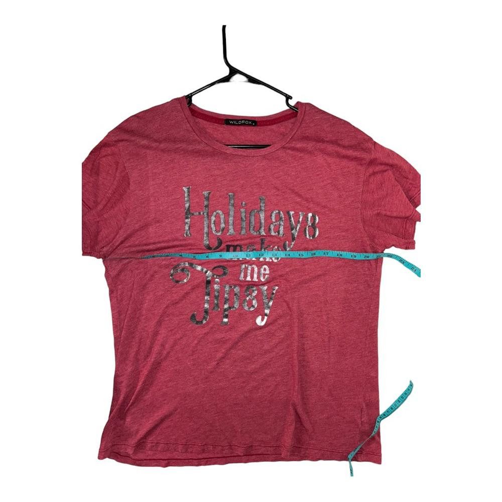 Wildfox Wildfox l Holidays Make Me Tipsy Tee Size Medium Size M / US 6-8 / IT 42-44 - 5 Thumbnail