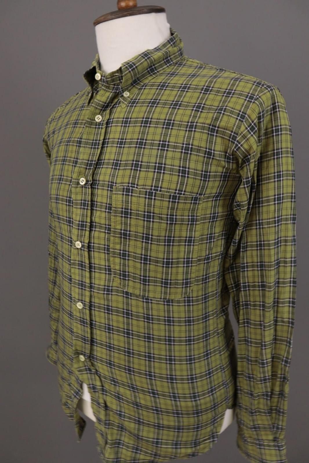 Boneville Boneville Green Check Long Sleeve Button Down Shirt Size 5 Size US M / EU 48-50 / 2 - 9 Thumbnail
