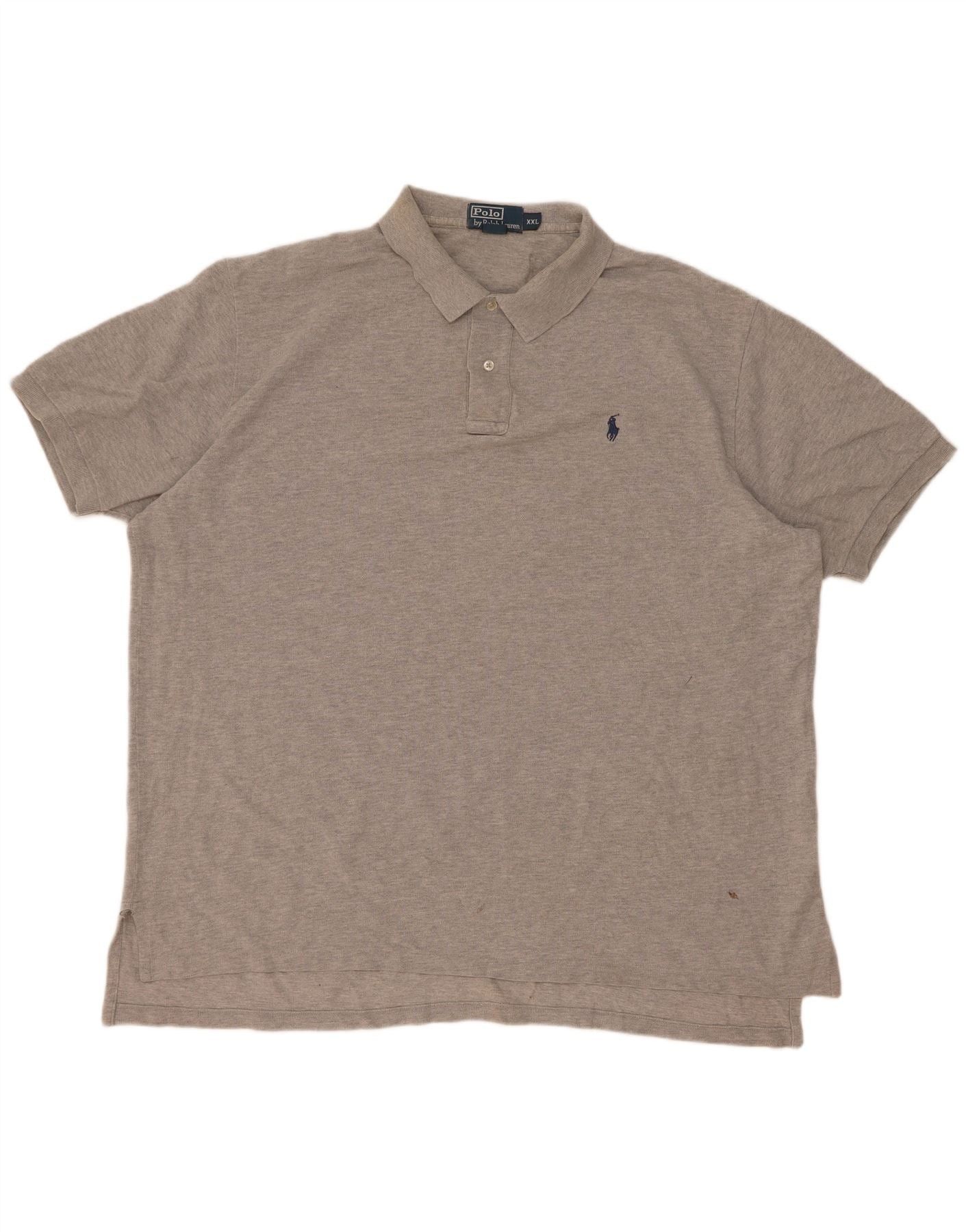 Polo Ralph Lauren Mens Polo Shirt 2XL Grey Cotton Size US XXL / EU 58 / 5 - 1 Thumbnail