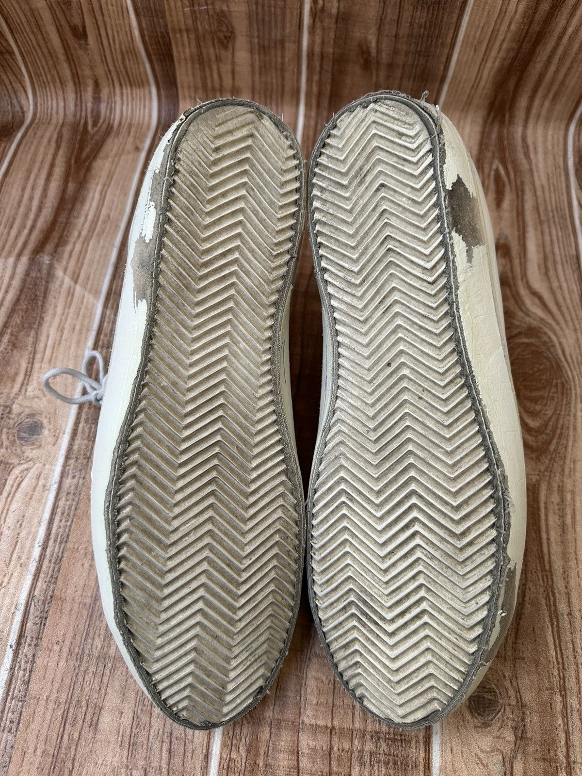 Golden Goose Golden Goose GGDB Superstar White Leather Lowtop Sneaks Size US 9 / EU 42 - 19 Thumbnail