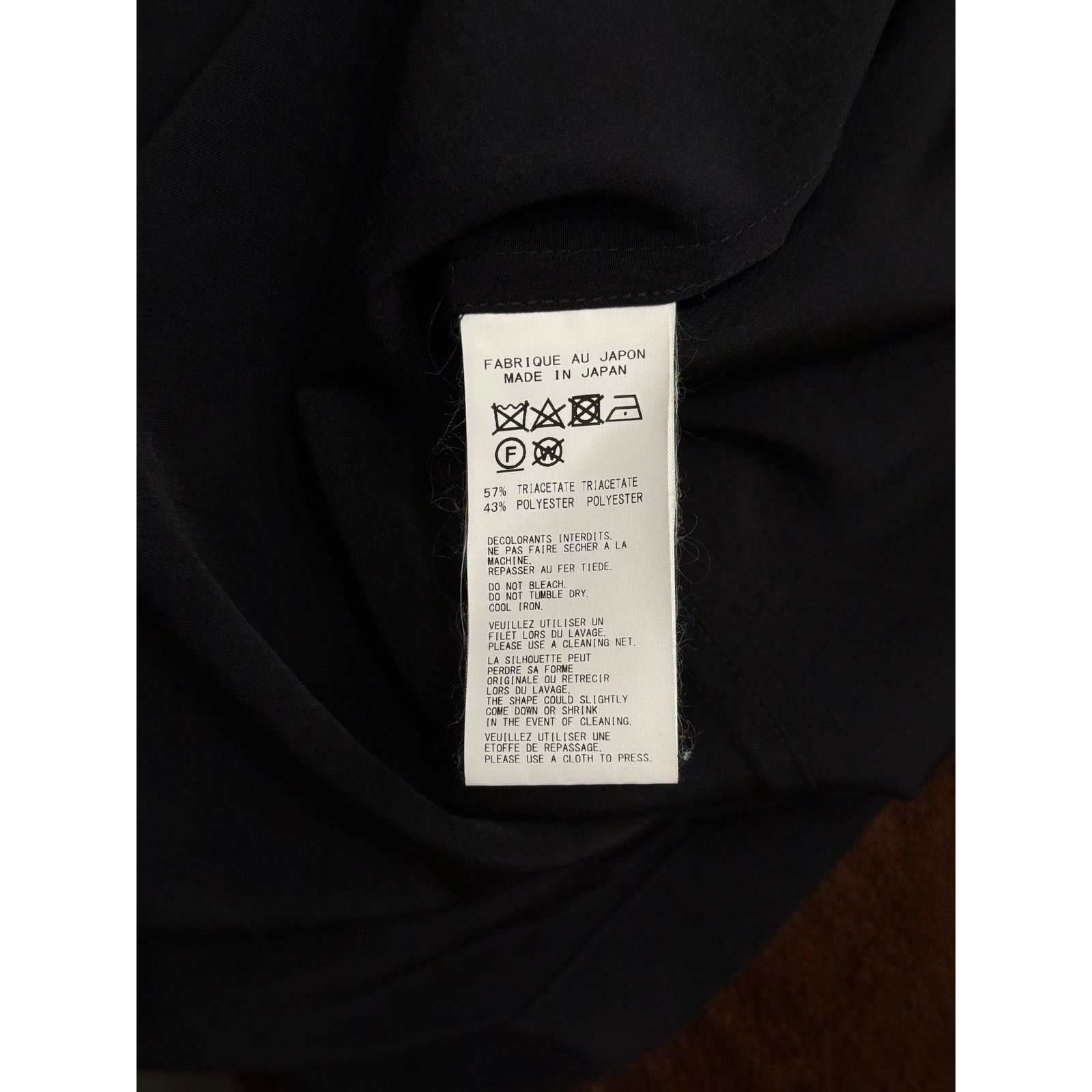 Yohji Yamamoto 2019-2020 Yohji Yamamoto satin maxi- shirt Size US S / EU 44-46 / 1 - 6 Thumbnail