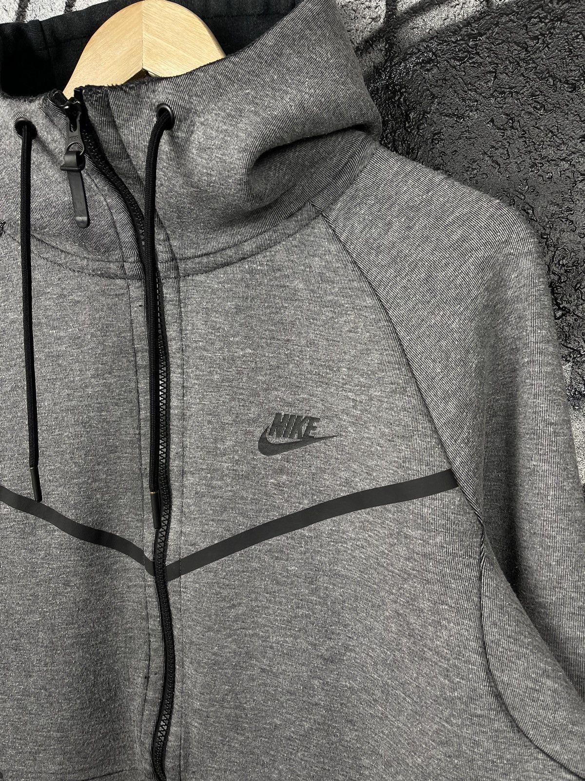 Nike Nike Tech Fleece Grey Windrunner Full Zip Hoodie Size Medium Size US M / EU 48-50 / 2 - 4 Thumbnail
