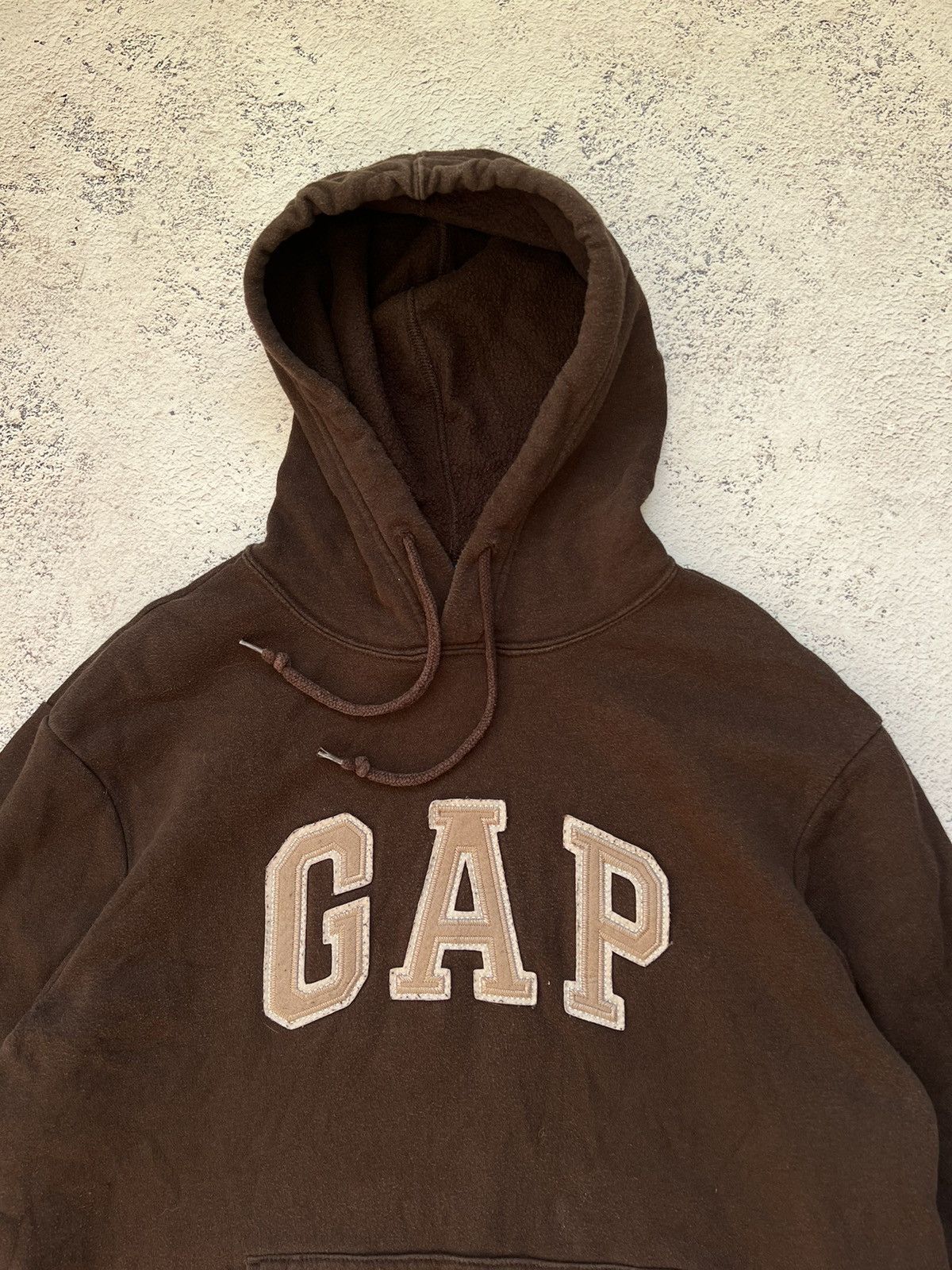 Gap × Vintage Rare Y2K Vintage Gap Brown Hoodie Travis Scott Size US S / EU 44-46 / 1 - 1 Thumbnail