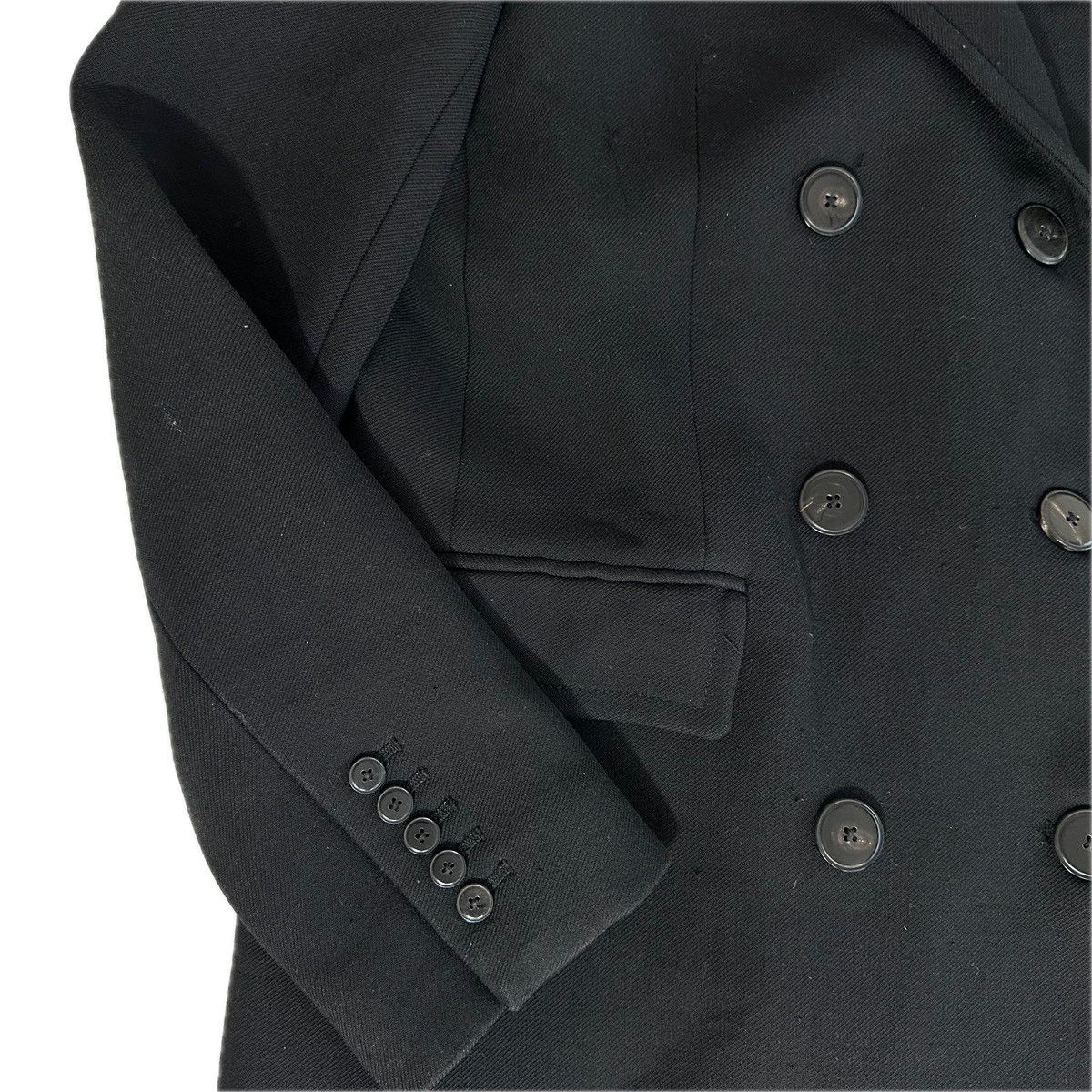 Aritzia Aritzia Babaton Black Wool Double Breasted Slouchy Coat XS Size XS / US 0-2 / IT 36-38 - 6 Thumbnail