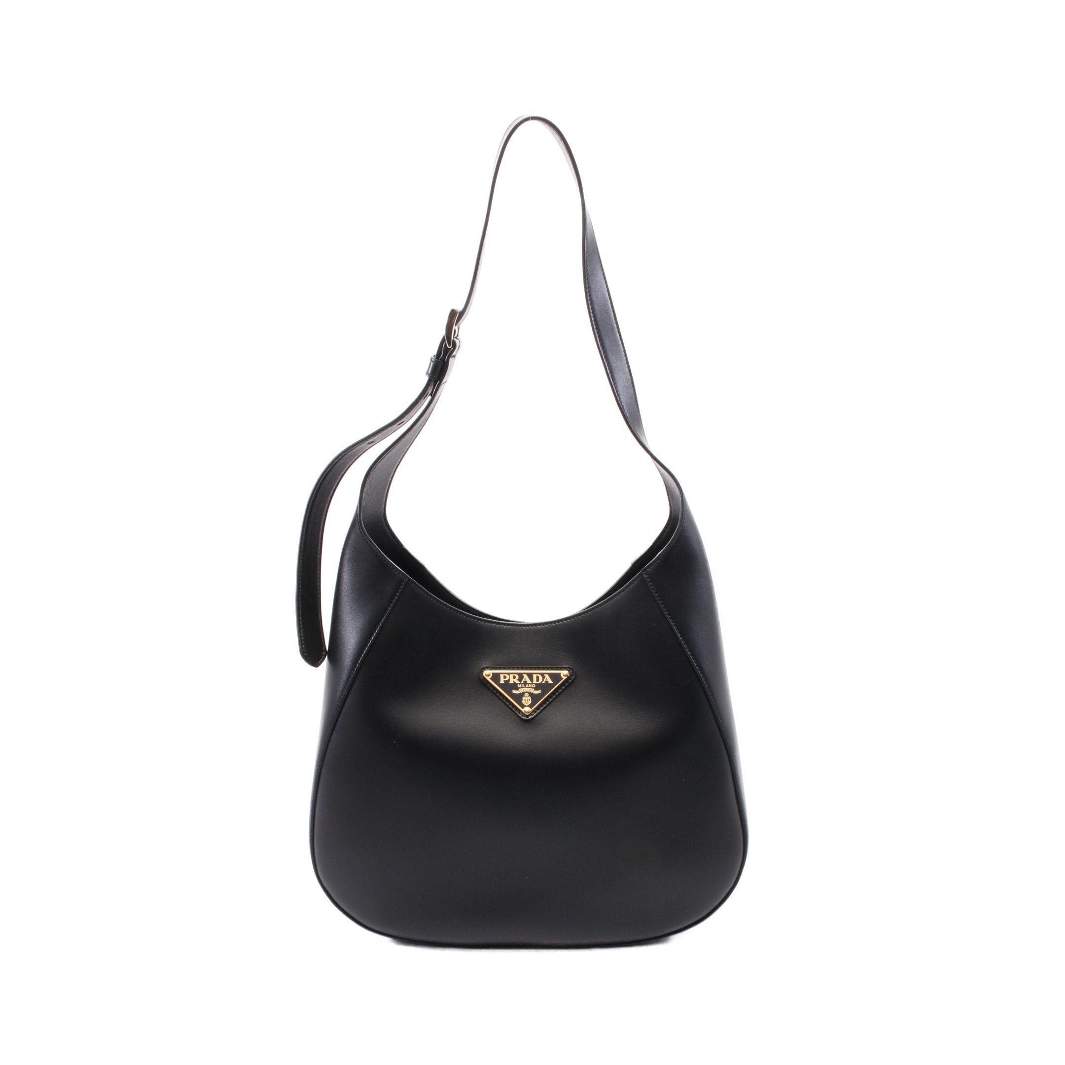 Prada Prada Shoulder Bag Leather Black Size ONE SIZE - 1 Thumbnail
