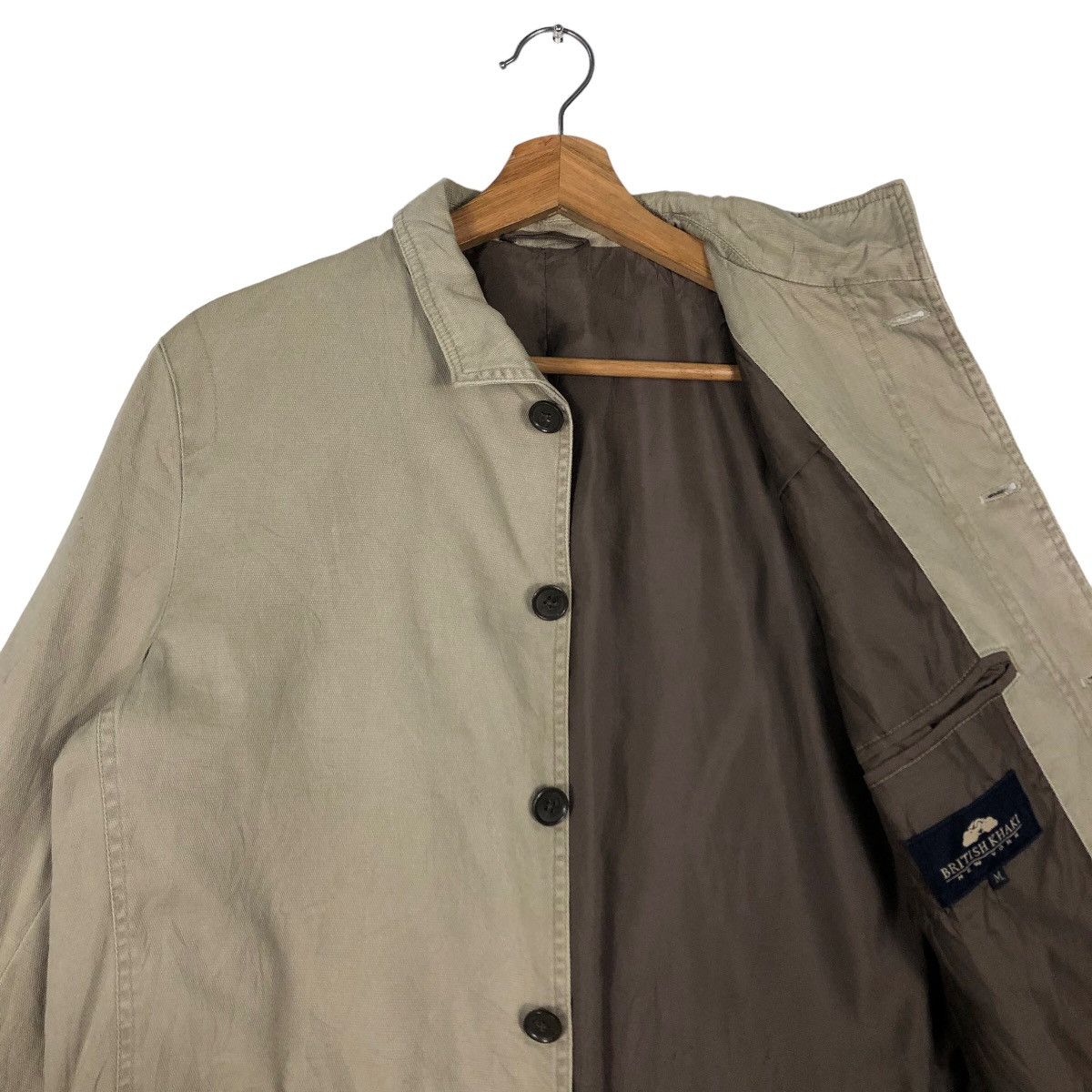 Japanese Brand 🔥90’s Vintage Chore Work Jacket British Khaki Japan Made Size US M / EU 48-50 / 2 - 9 Thumbnail