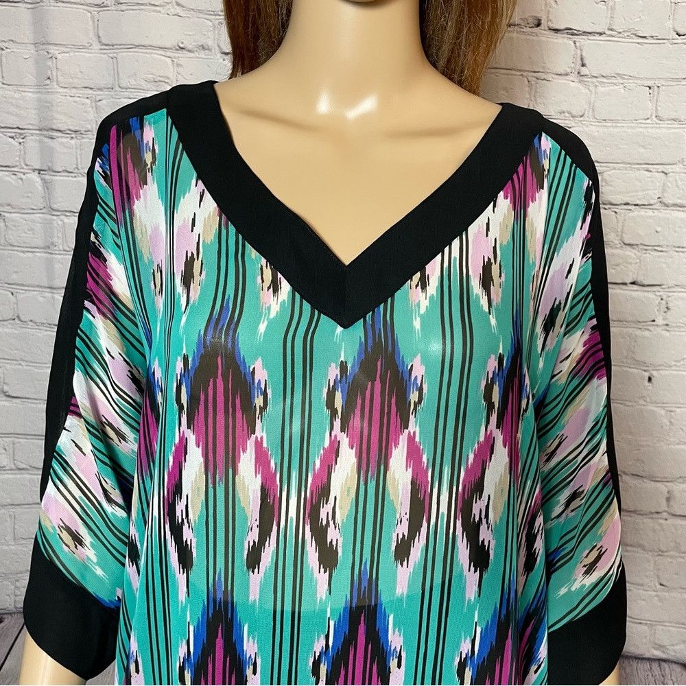 Other Dana Buchman Short Sleeve V-neck Top Size XL Size XL / US 12-14 / IT 48-50 - 2 Thumbnail