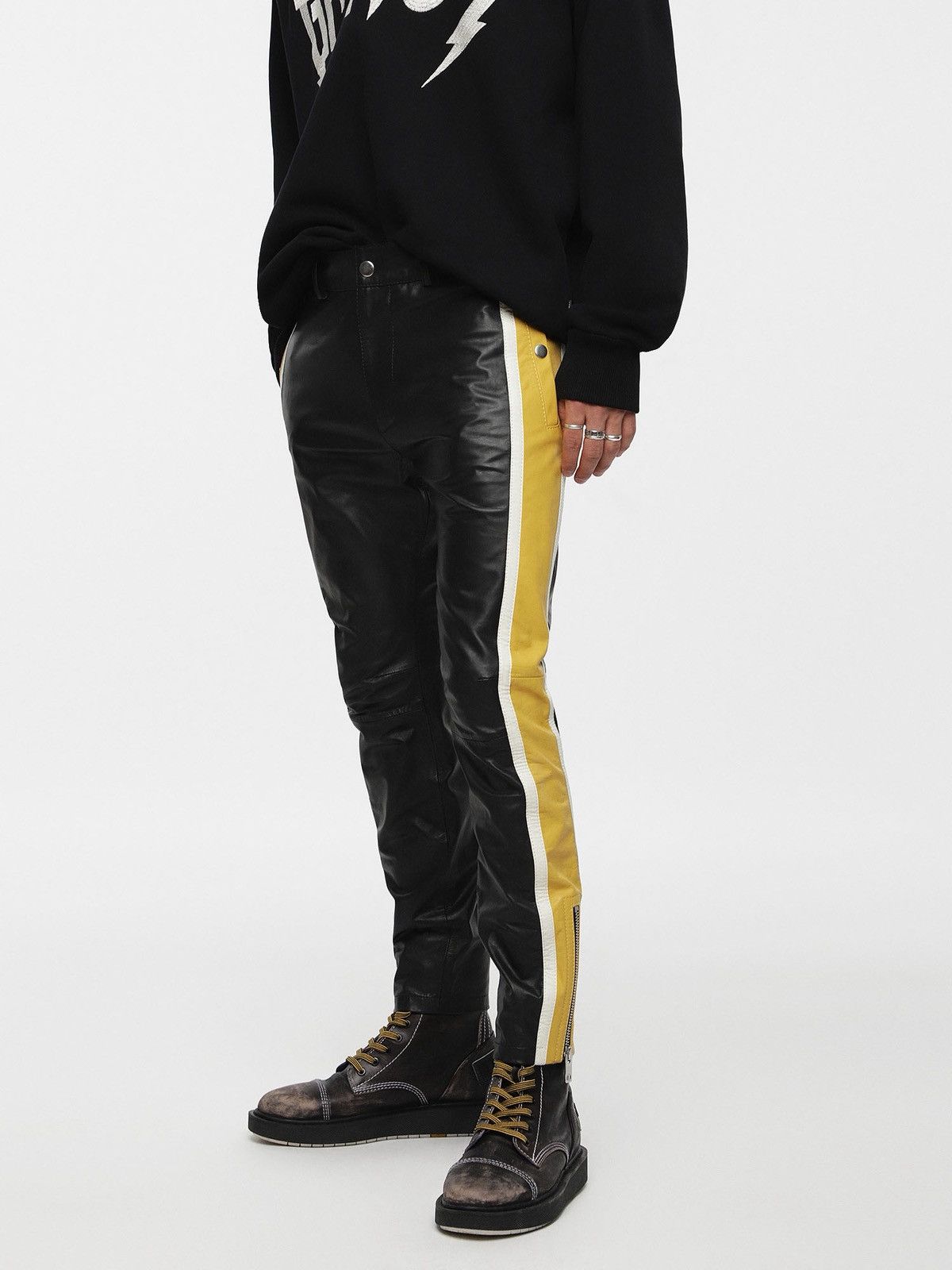 Diesel Diesel P-MONTE-L leather trouser Size US 26 / EU 42 - 7 Thumbnail