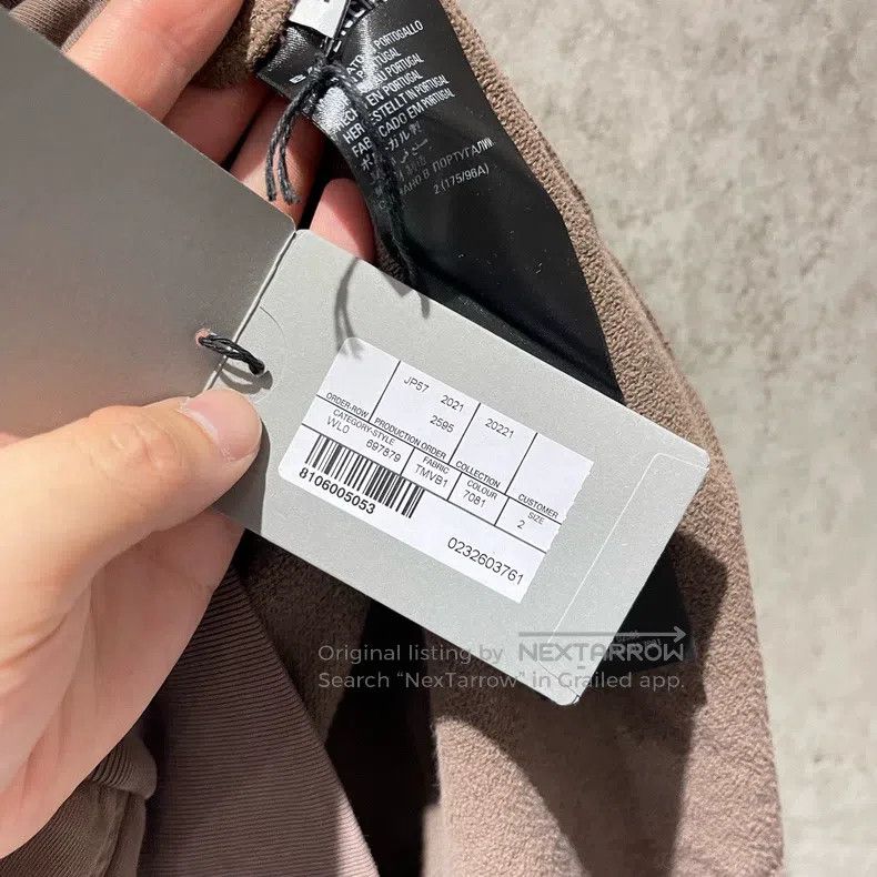 Balenciaga Balenciaga Washed Brown Bat Letter Sweatshirt Size US M / EU 48-50 / 2 - 5 Thumbnail