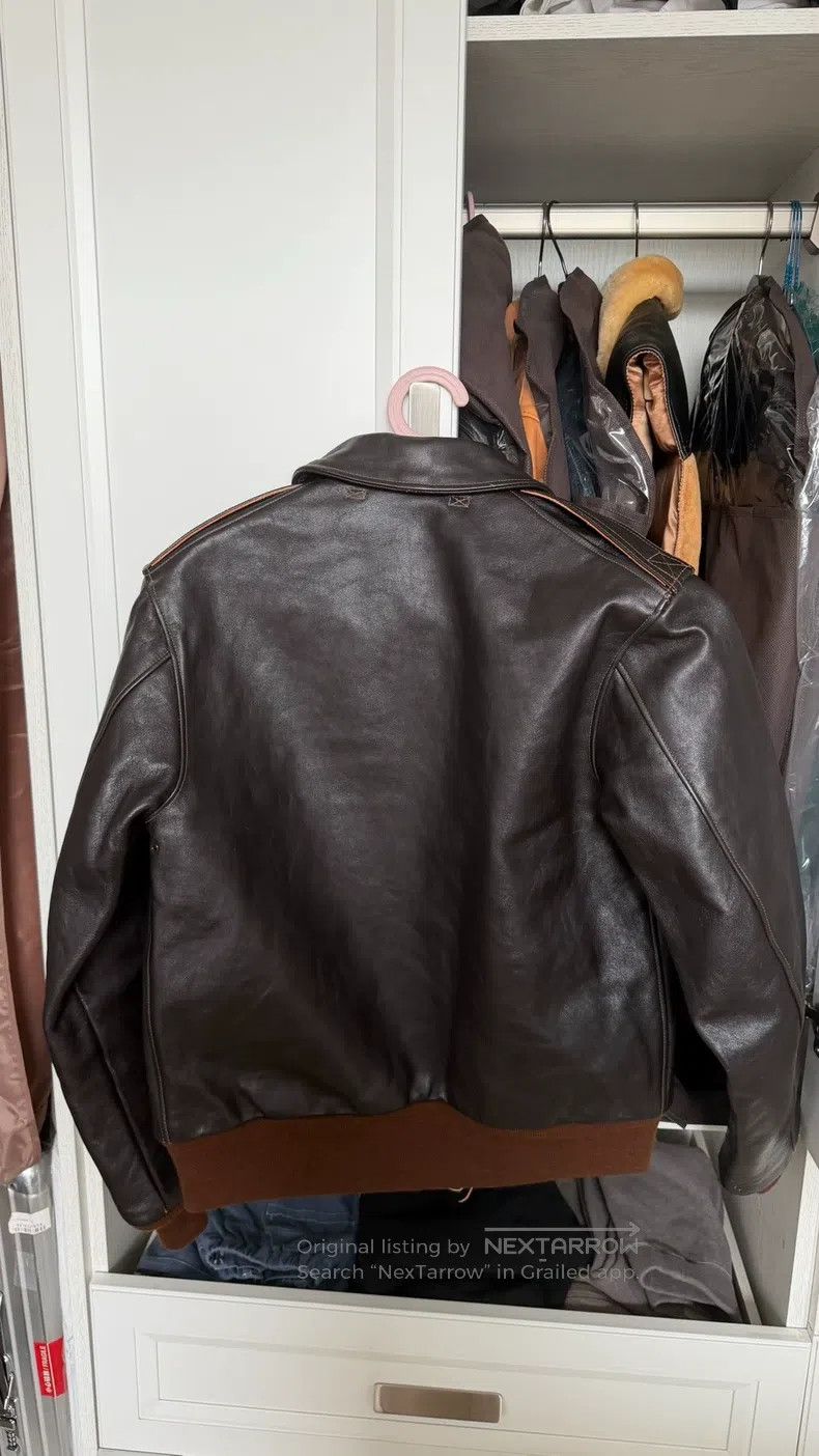 The Real McCoy's The Real McCoys A-2 leather coat Size US XXS / EU 40 - 5 Thumbnail