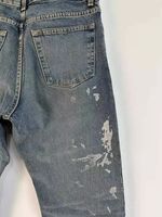Helmut Lang Helmut Lang Helmut Lang Splash blue jeans-2506 Size US 33 - 5 Thumbnail