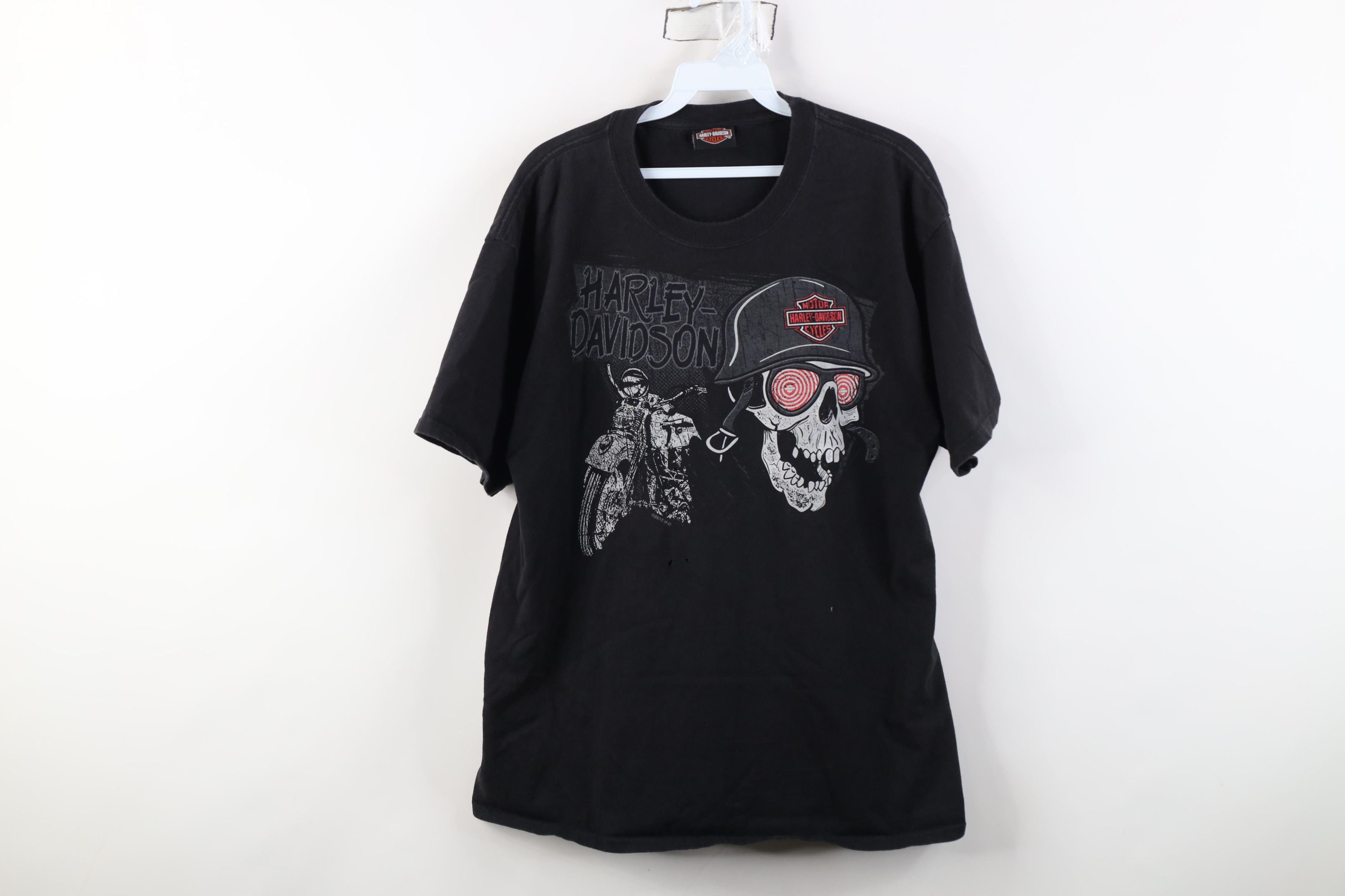 Harley Davidson Vintage Y2K Harley Davidson Skeleton Motorcycle T-Shirt Size US L / EU 52-54 / 3 - 1 Thumbnail