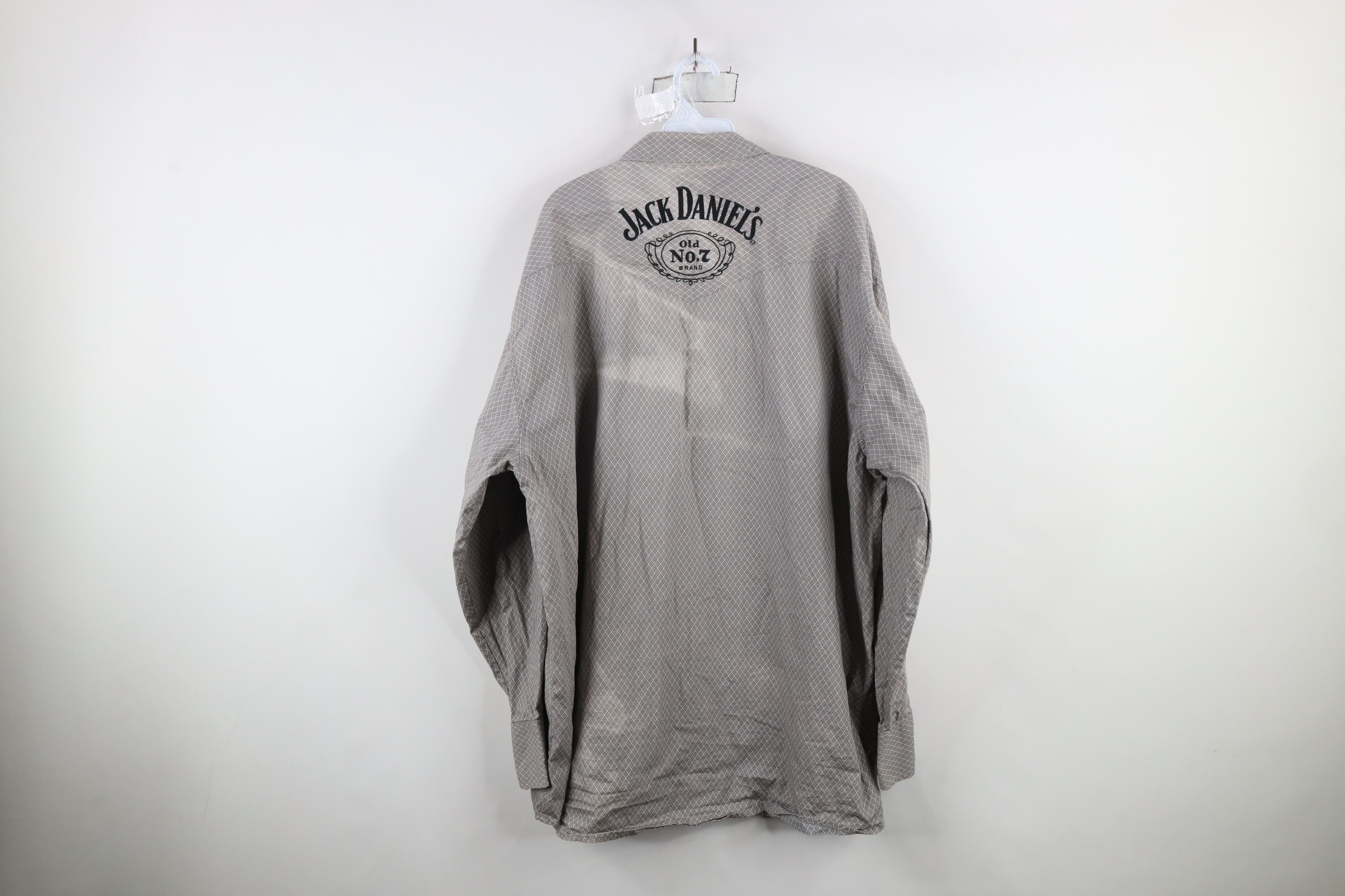 Vintage × Wrangler Vintage Wrangler x Jack Daniels Diamond Snap Button Shirt Size US XXL / EU 58 / 5 - 14 Thumbnail