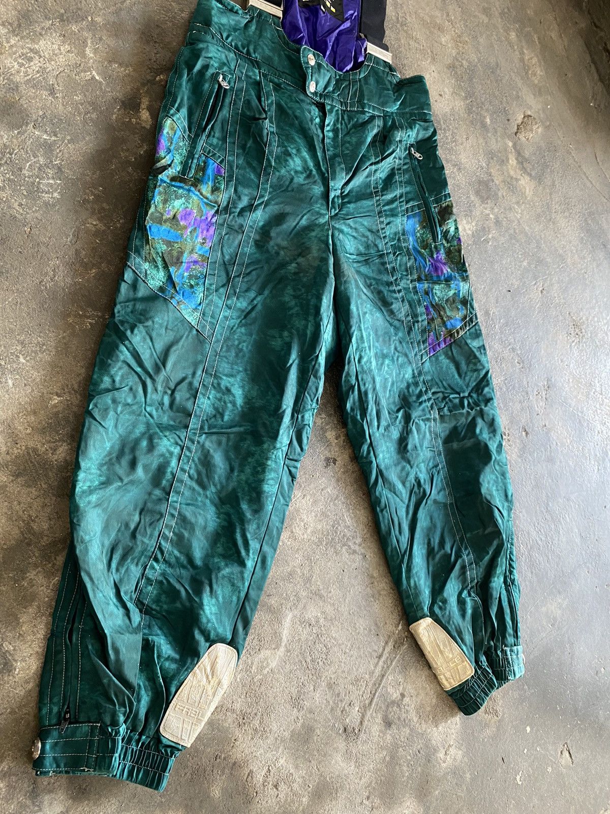 Vintage Vintage Overalls Fablice Racing Spirit Ski Size US 35 - 3 Thumbnail