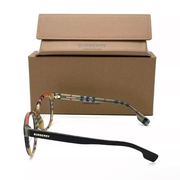 Burberry BURBERRY BE2315 3038 Black / Demo Lens 52 Eyeglasses Size ONE SIZE - 5 Thumbnail