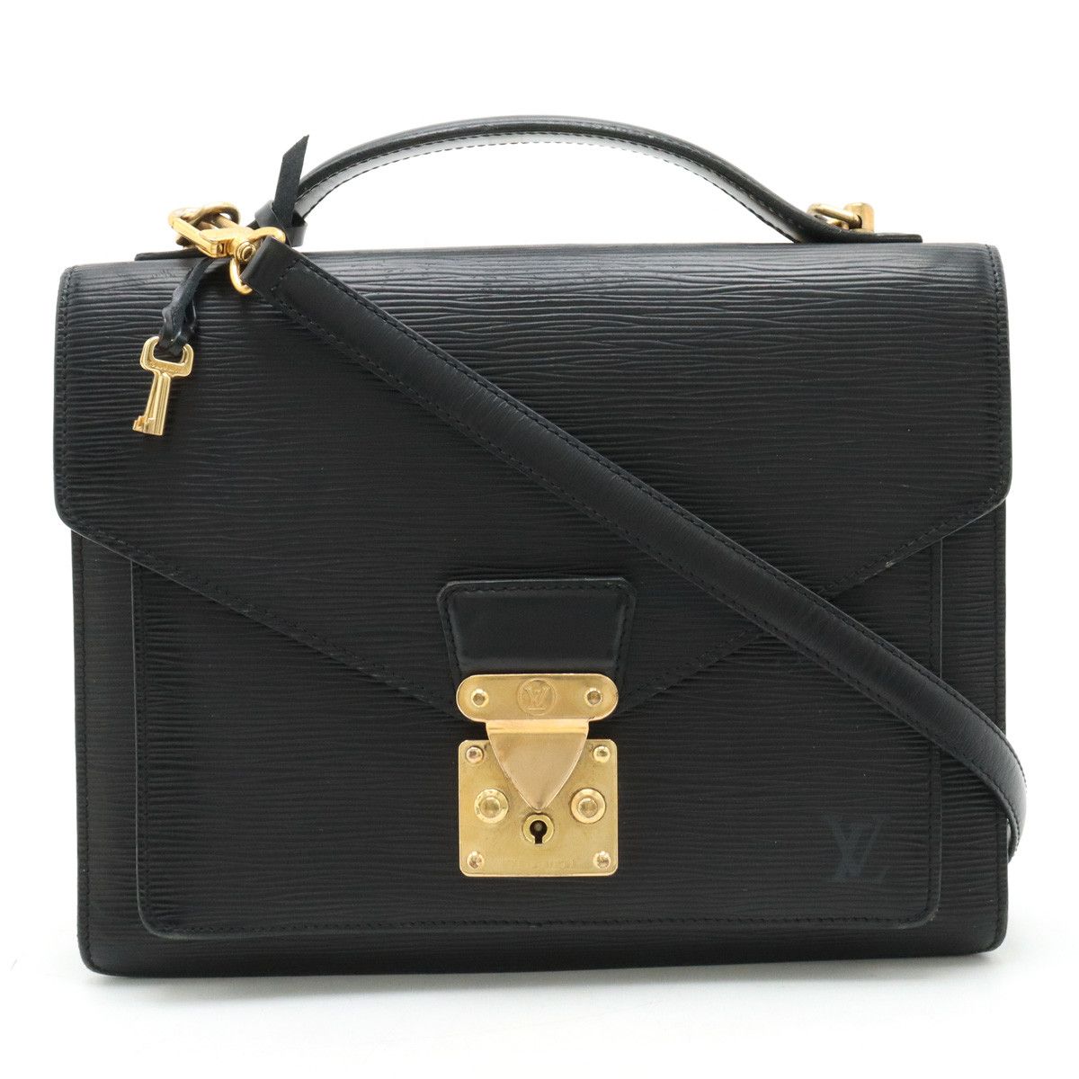 Louis Vuitton Louis Vuitton Louis Vuitton Epi Leather Monceau 2-Way Handbag M52122 Leather Handbag M52122 in Very Good Condition Size ONE SIZE - 1 Thumbnail