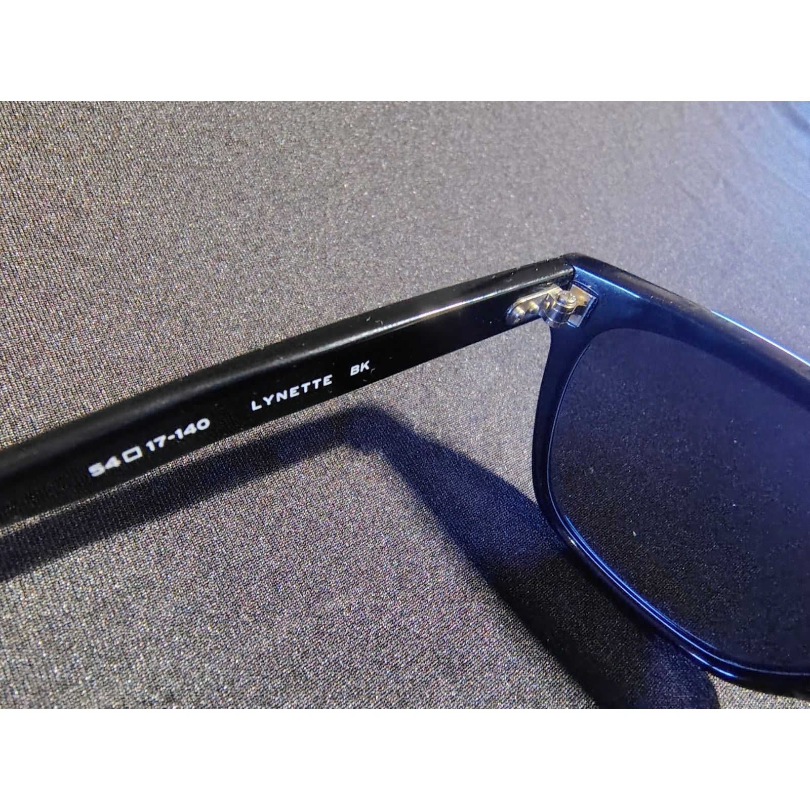 SALT. Optics SALT. Optics Lynette Sunglasses - Black Handcrafted Japanese Size ONE SIZE - 6 Thumbnail