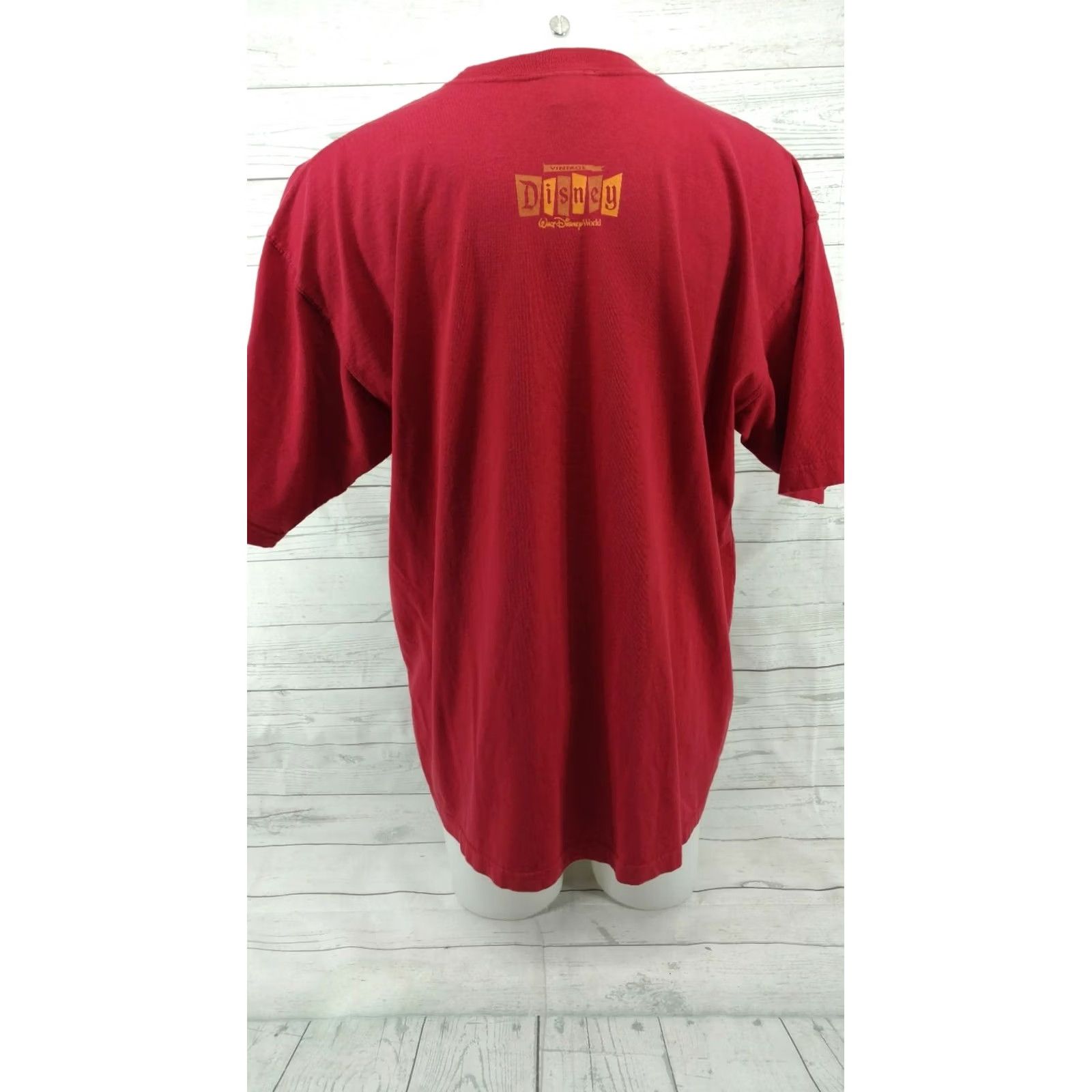 Disney Walt Disney Classic Retro T-Shirt Mickey XL Men Red DisneyWorld Graphic Tee Size US XL / EU 56 / 4 - 6 Thumbnail