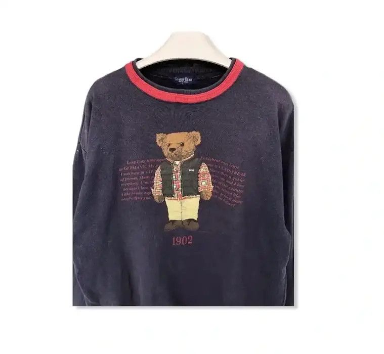 Vintage Vintage Classy Bear FullPrint Sweatshirt Size US L / EU 52-54 / 3 - 2 Thumbnail