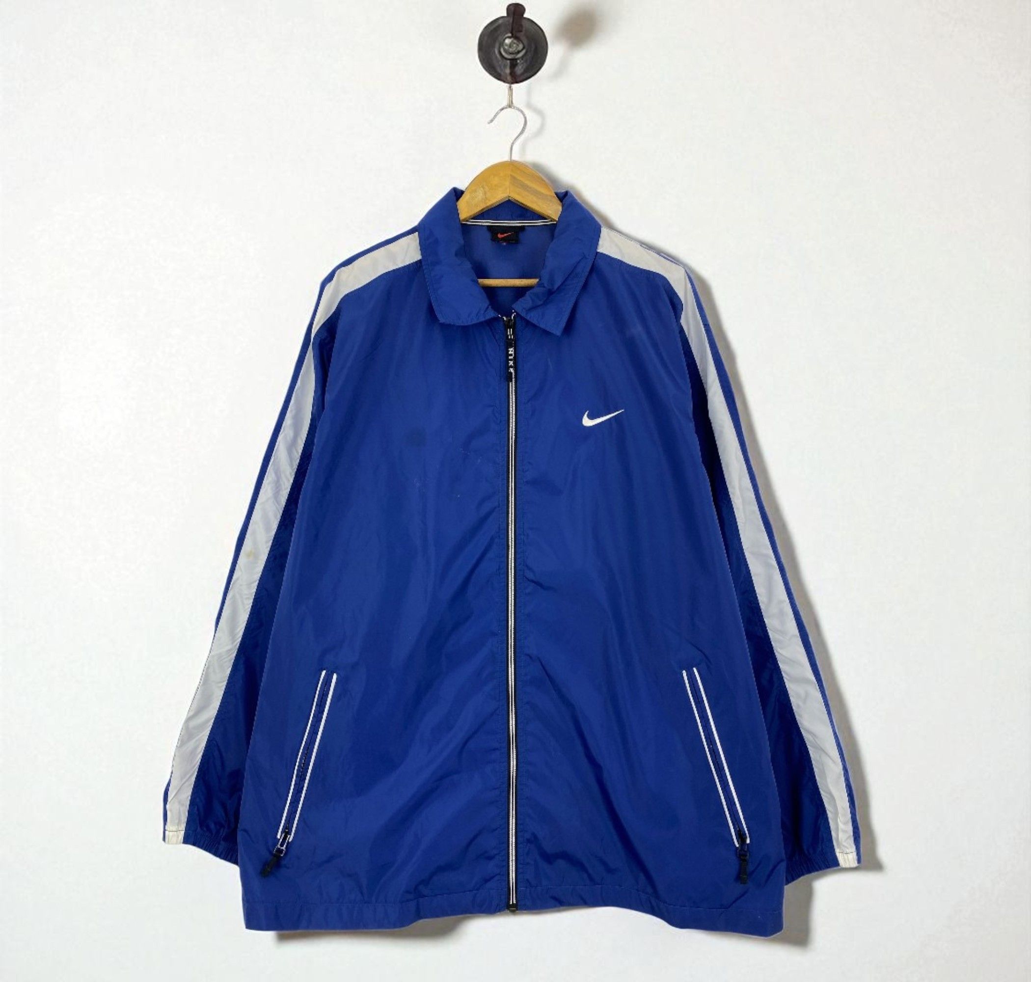 Nike Vintage 90s Nike Zipper Up Light Jacket Windbreaker WN0004 Size US L / EU 52-54 / 3 - 2 Thumbnail