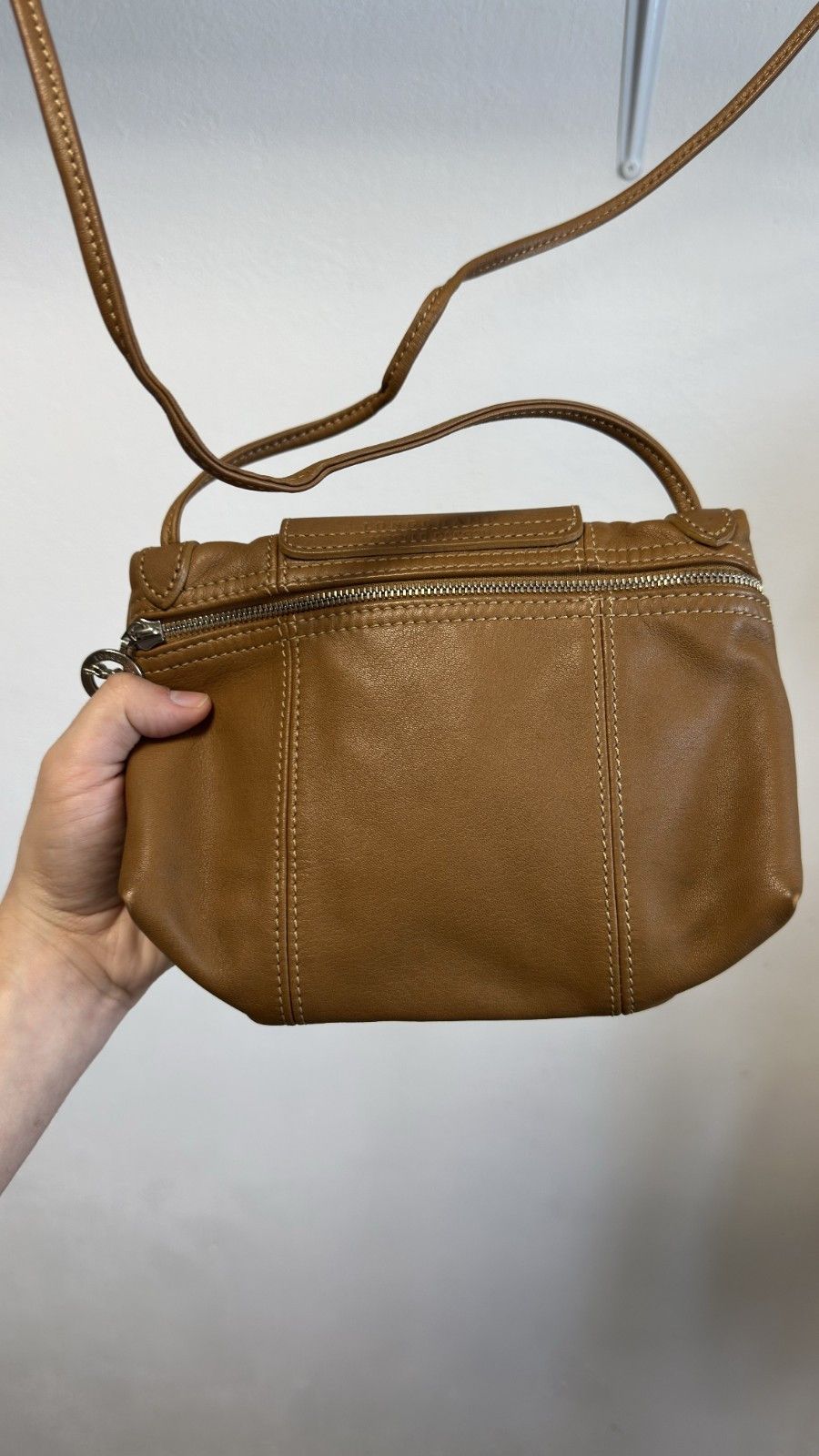 Longchamp Longchamp Women's Mini Crossbody Depose Brown Leather Bag Size ONE SIZE - 6 Thumbnail