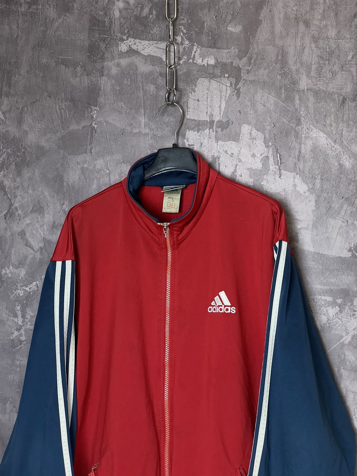 Adidas × Vintage Adidas Vintage Mens Track Top Jacket Size US M / EU 48-50 / 2 - 2 Thumbnail