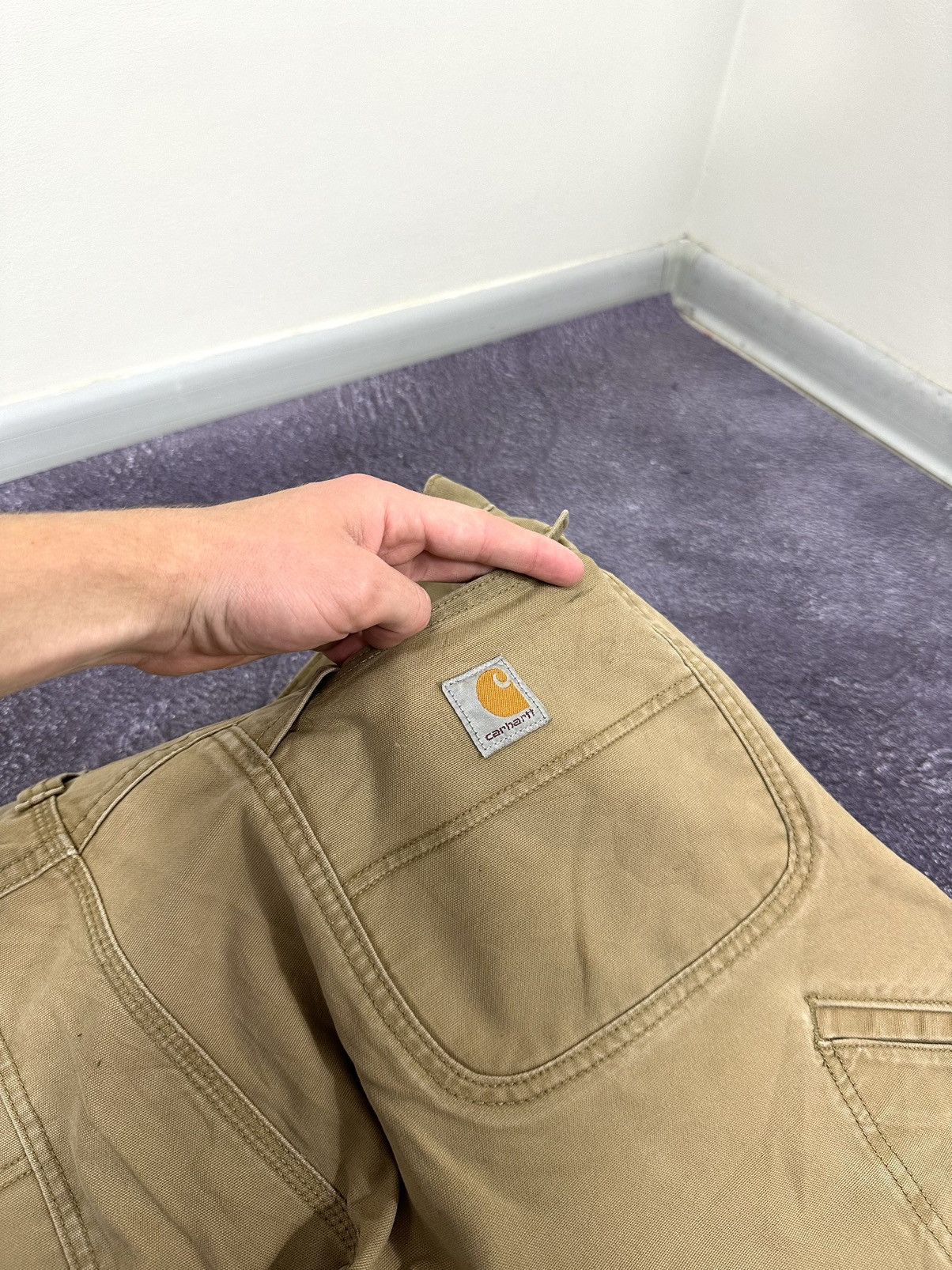 Carhartt Vintage Carhartt Carpenter Relaxed Fit USA Cargo Work Pants Size US 40 / EU 56 - 6 Thumbnail