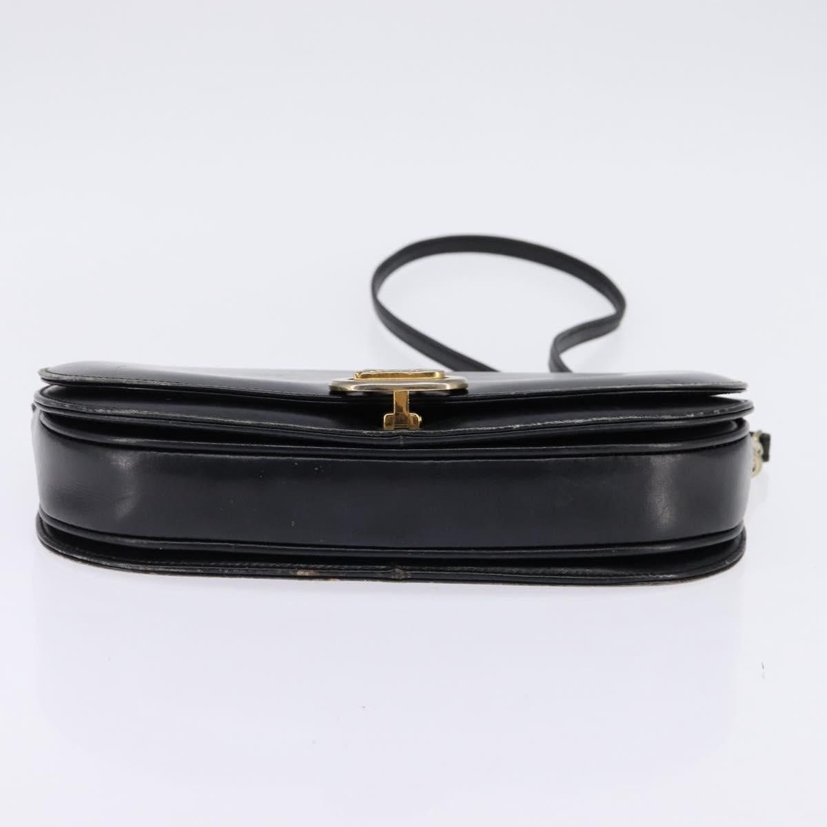 Celine CELINE Horse Carriage Shoulder Bag Leather Navy Gold Size ONE SIZE - 9 Thumbnail