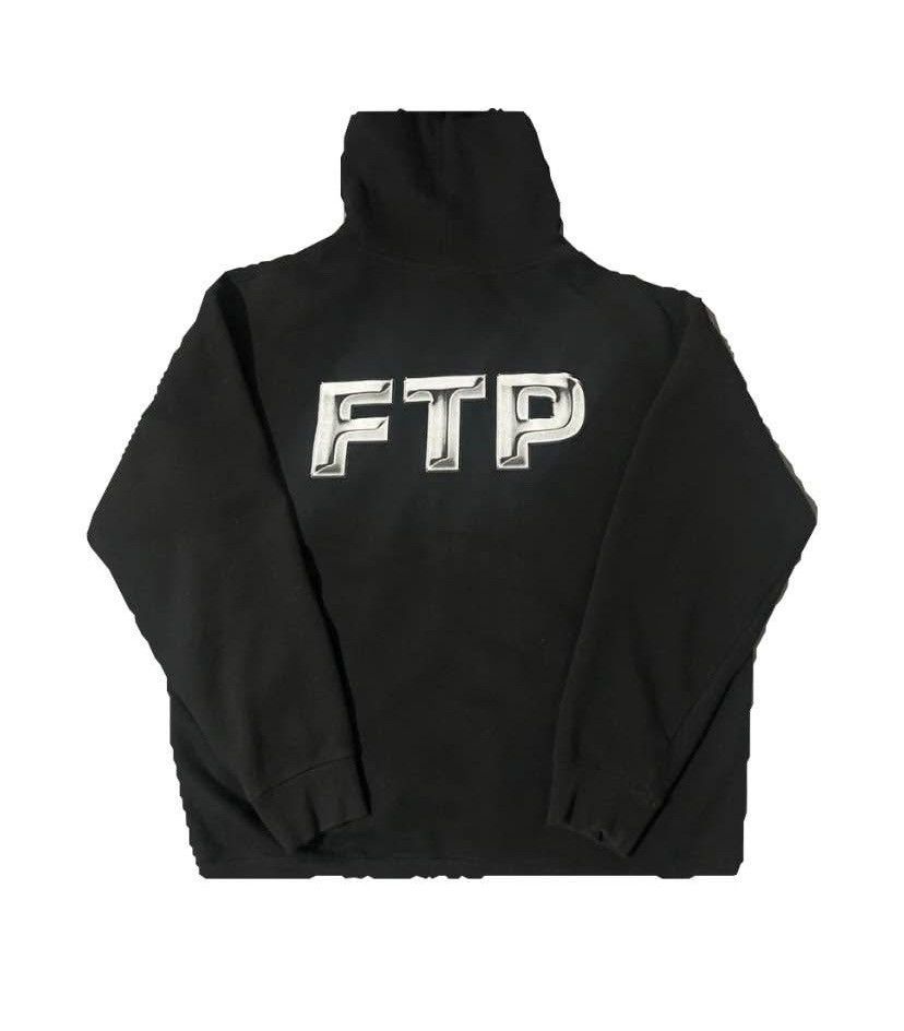 Fuck The Population Black FTP Chrome Logo Hoodie Size US XL / EU 56 / 4 - 1 Thumbnail