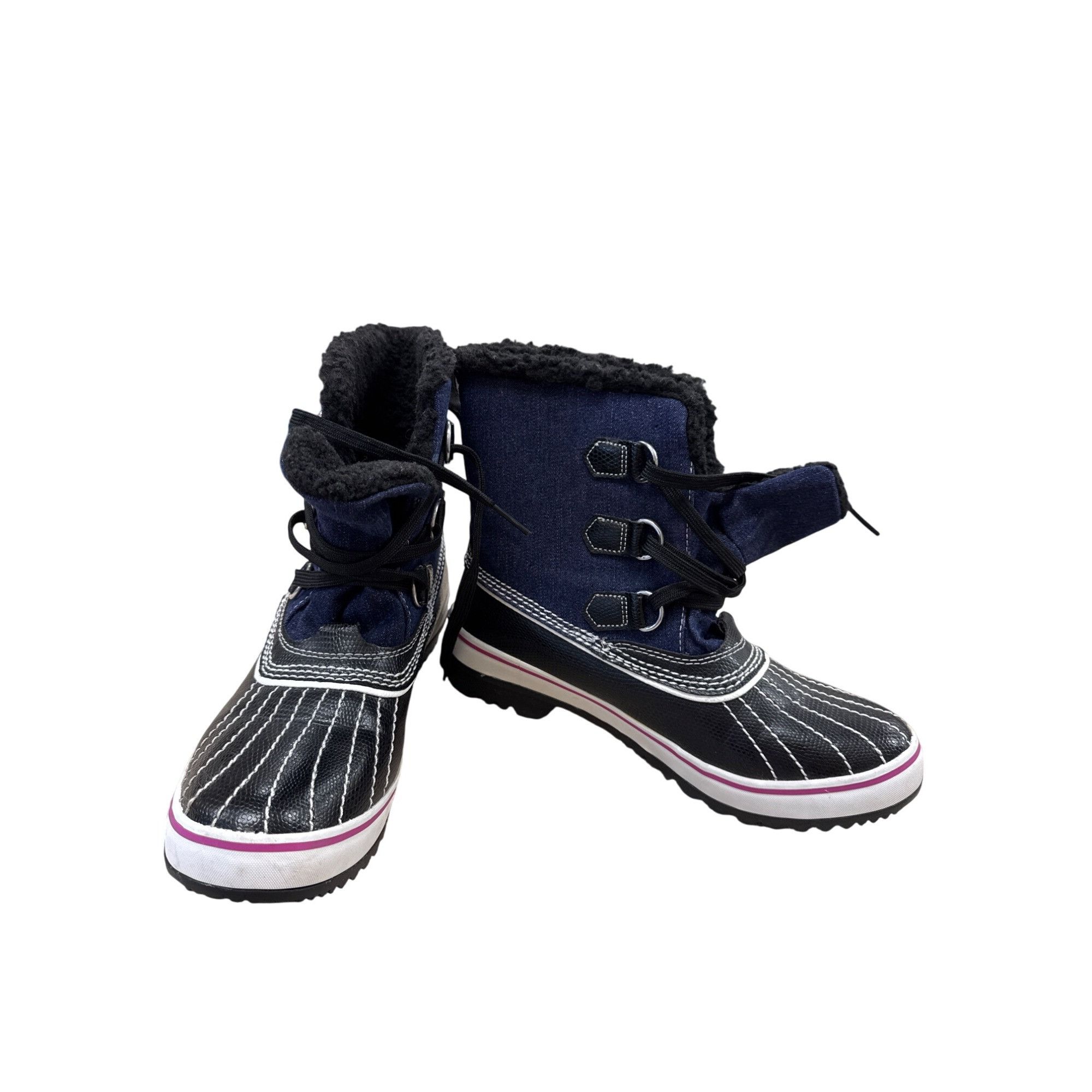 SKECHERS Skechers Outdoor Womens Blue Manmade Ankle Boots Size 7.5 S Size US 7.5 / EU 40-41 - 1 Thumbnail