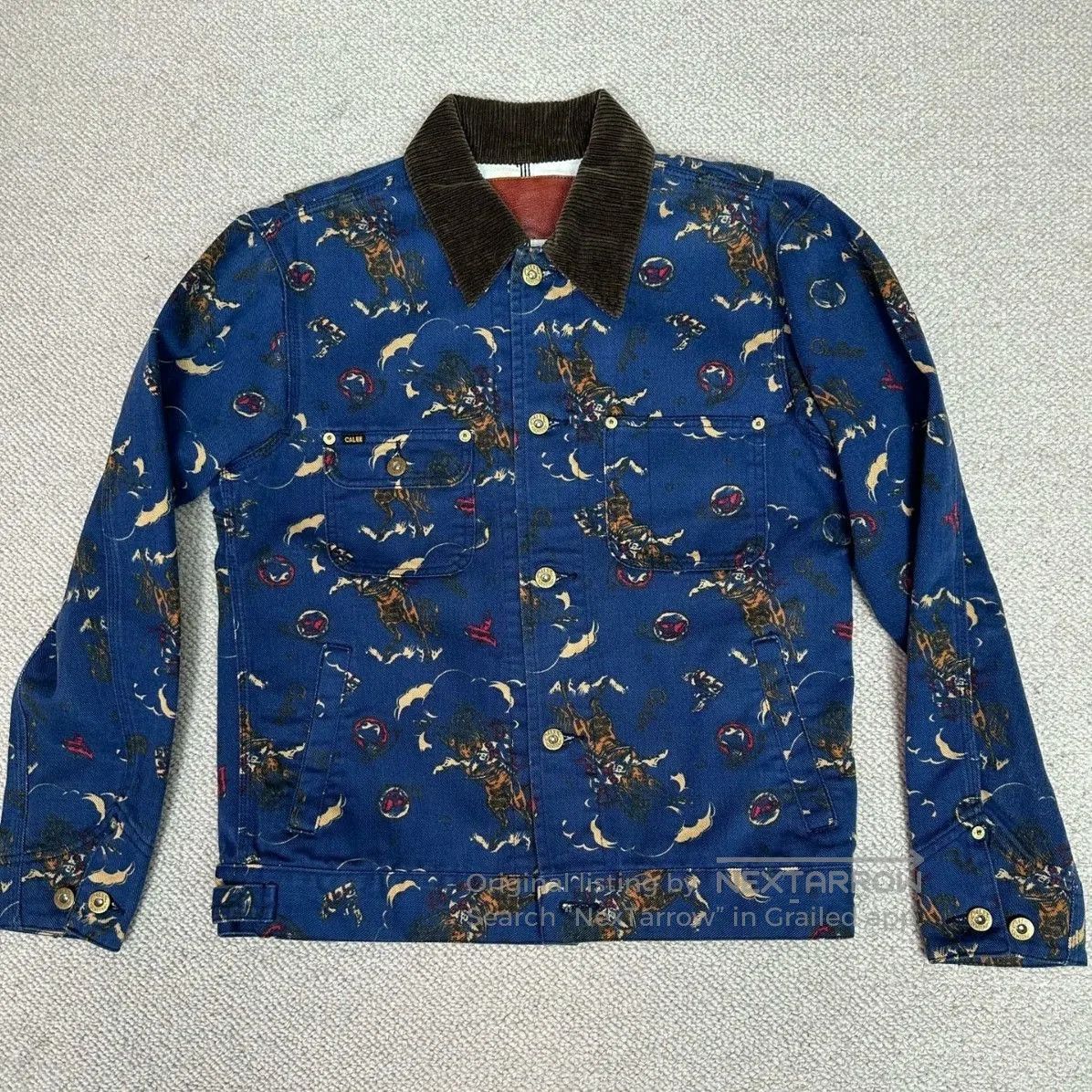 Vintage Calee Denim Pattern Western Jacket. Size US M / EU 48-50 / 2 - 1 Thumbnail