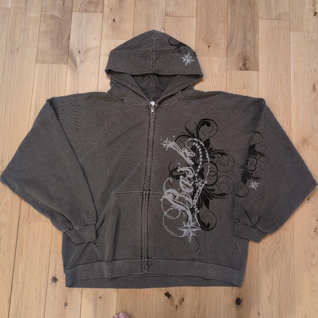 Basketcase Gallery “LEXI v2” Zip Hoodie – Washed Black, XL