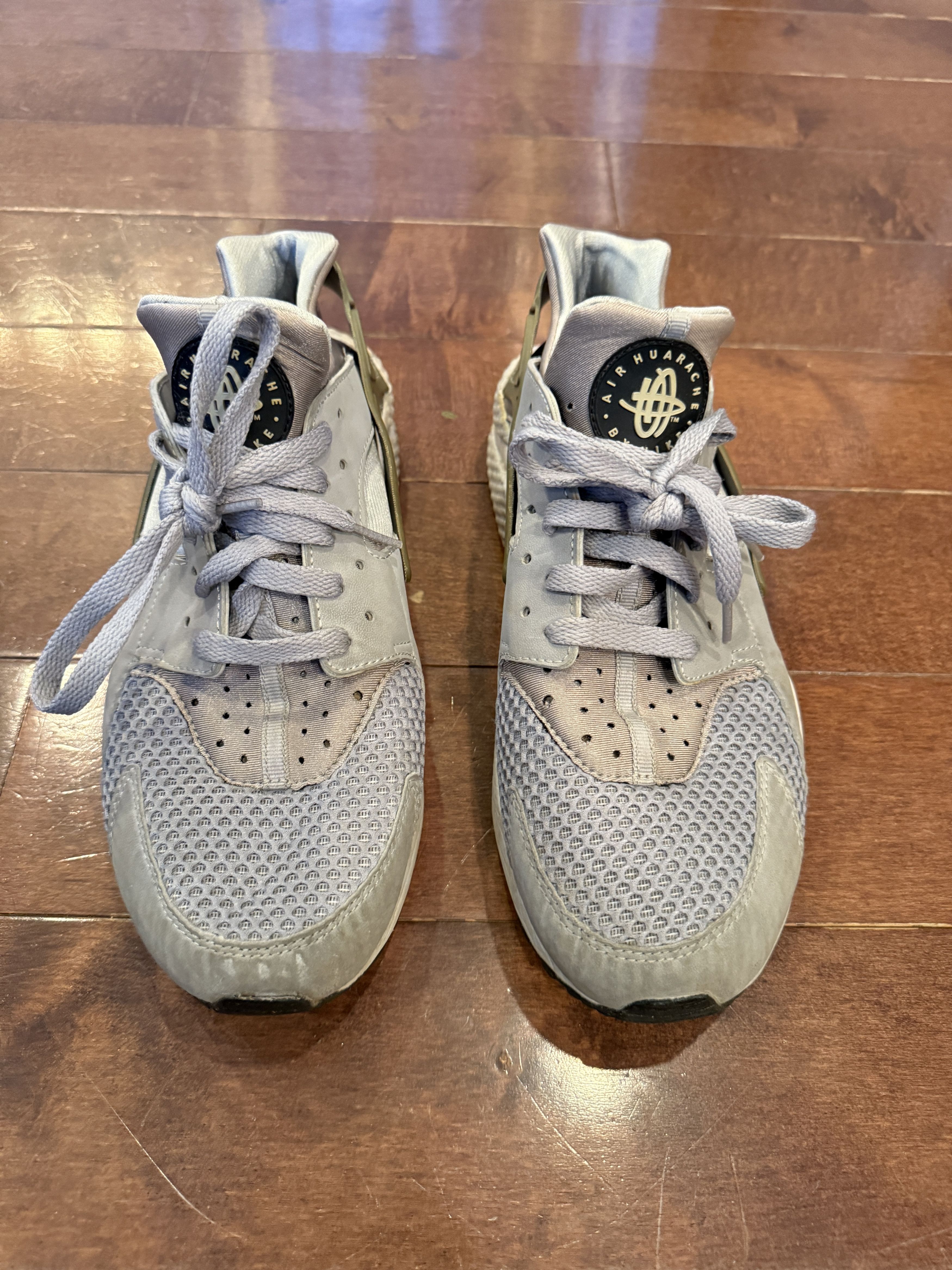 Nike Nike Nike Air Huarache Wolf Grey Size 11 Used. Size US 11 / EU 44 - 2 Thumbnail