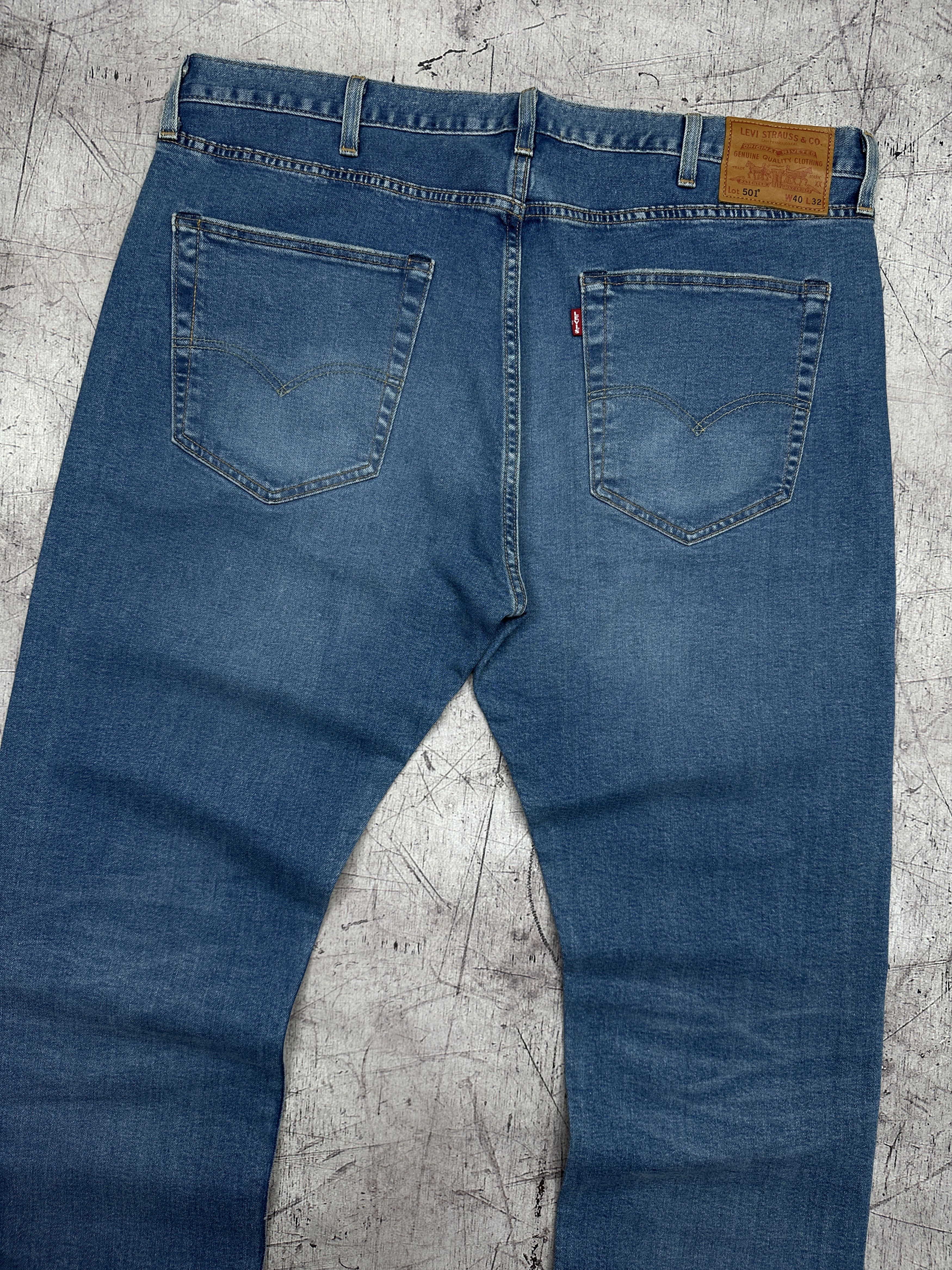 Levi's Levi's 501 Mens Premium Denim Pants Big E Jeans Size 40 x 32 Size US 40 / EU 56 - 2 Thumbnail