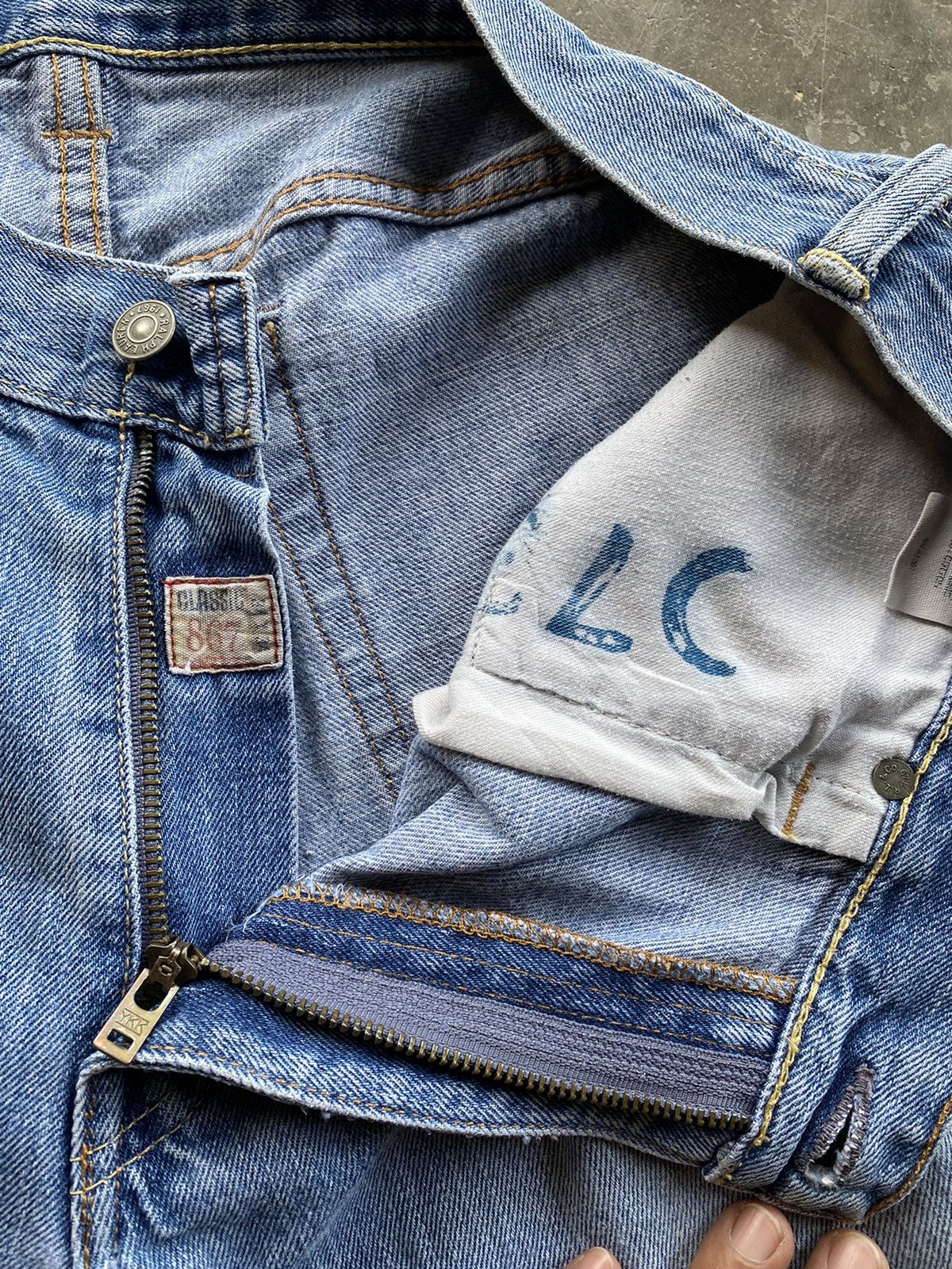 Polo Ralph Lauren Vintage Polo Ralph Lauren Denim Distressed 34x34 Size US 34 / EU 50 - 7 Thumbnail