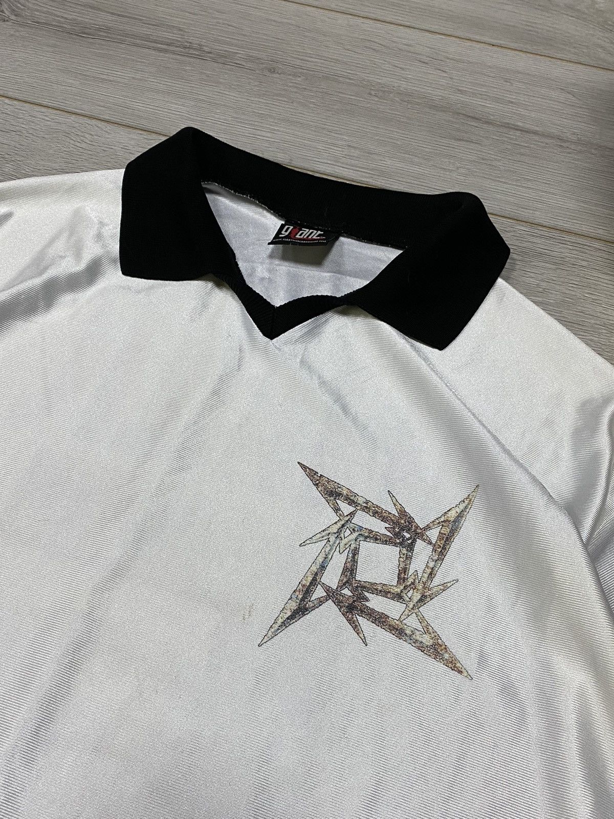 Metallica Metallica 1996 RARE vintage big logo polo spell out shirt Size US XL / EU 56 / 4 - 3 Thumbnail