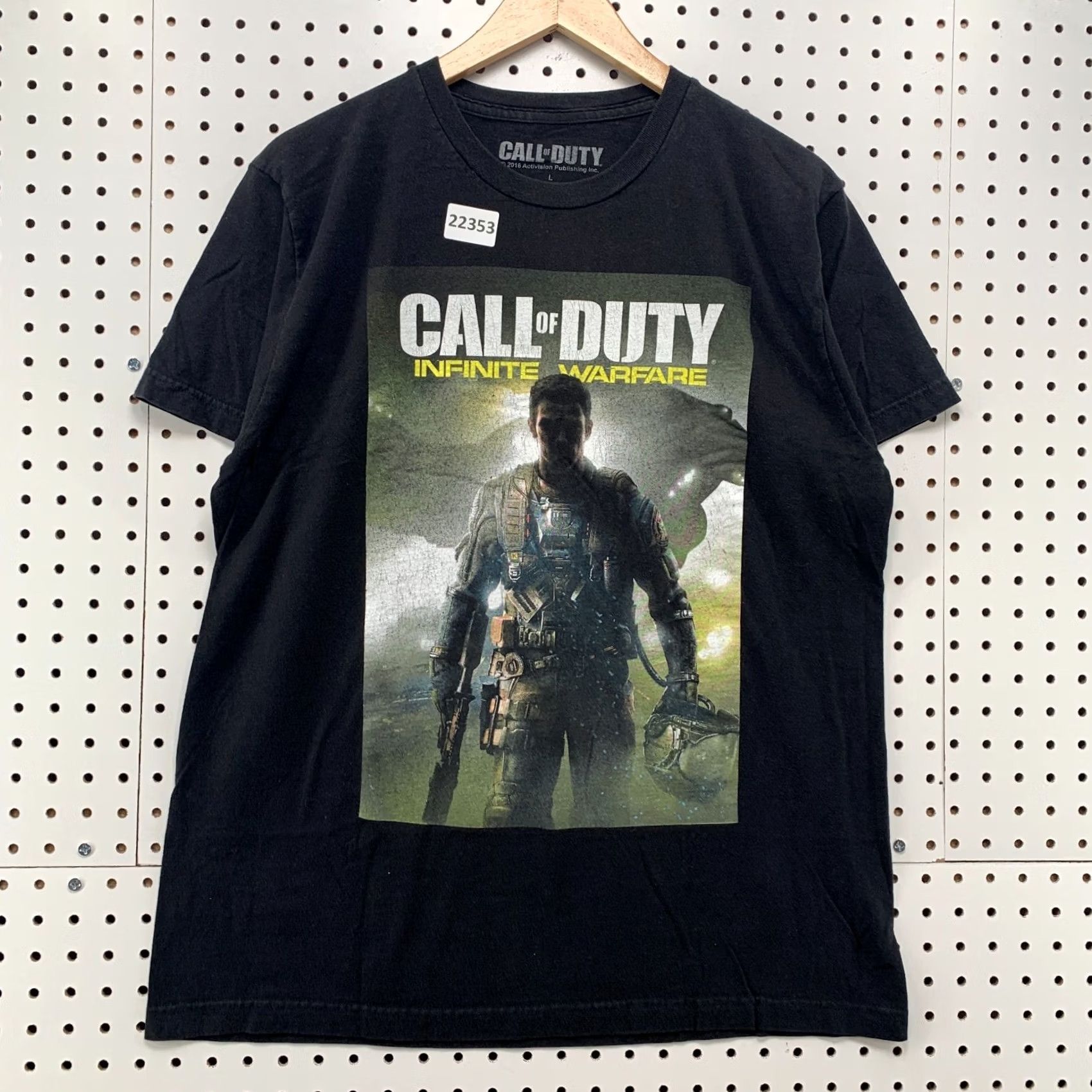 Vintage Call Of Duty Shirt Black Infinite Warfare Graphic Adult Large 21x29 Video Game T Size US L / EU 52-54 / 3 - 2 Thumbnail
