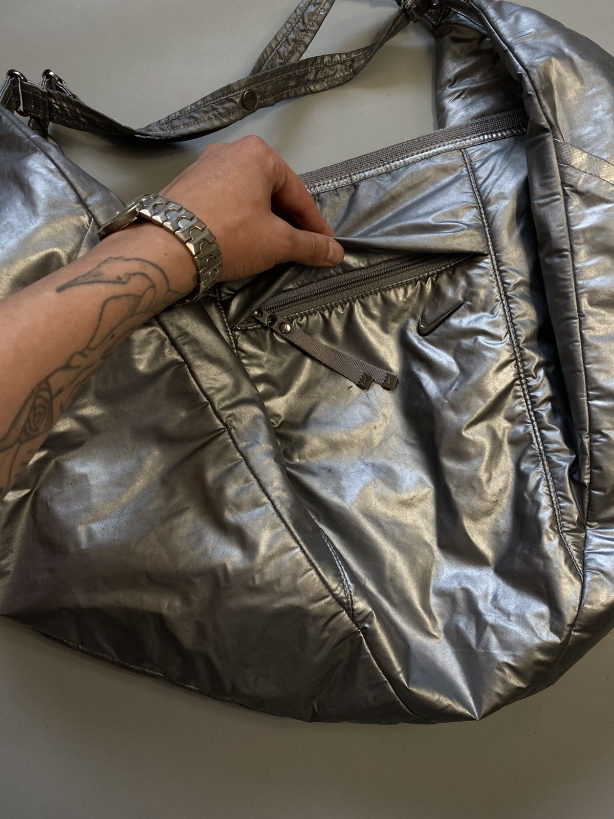 Nike Nike vintage nylon asymmetric bag Size ONE SIZE - 4 Thumbnail
