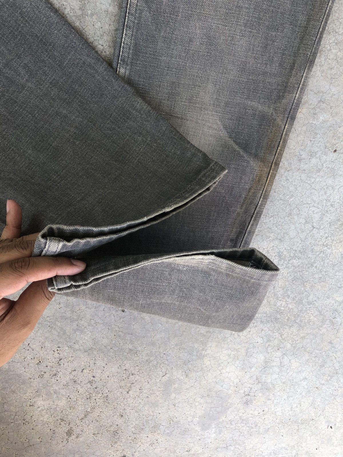 Helmut Lang Helmut Lang Classic Raw Denim Distressed Size US 31 - 13 Thumbnail