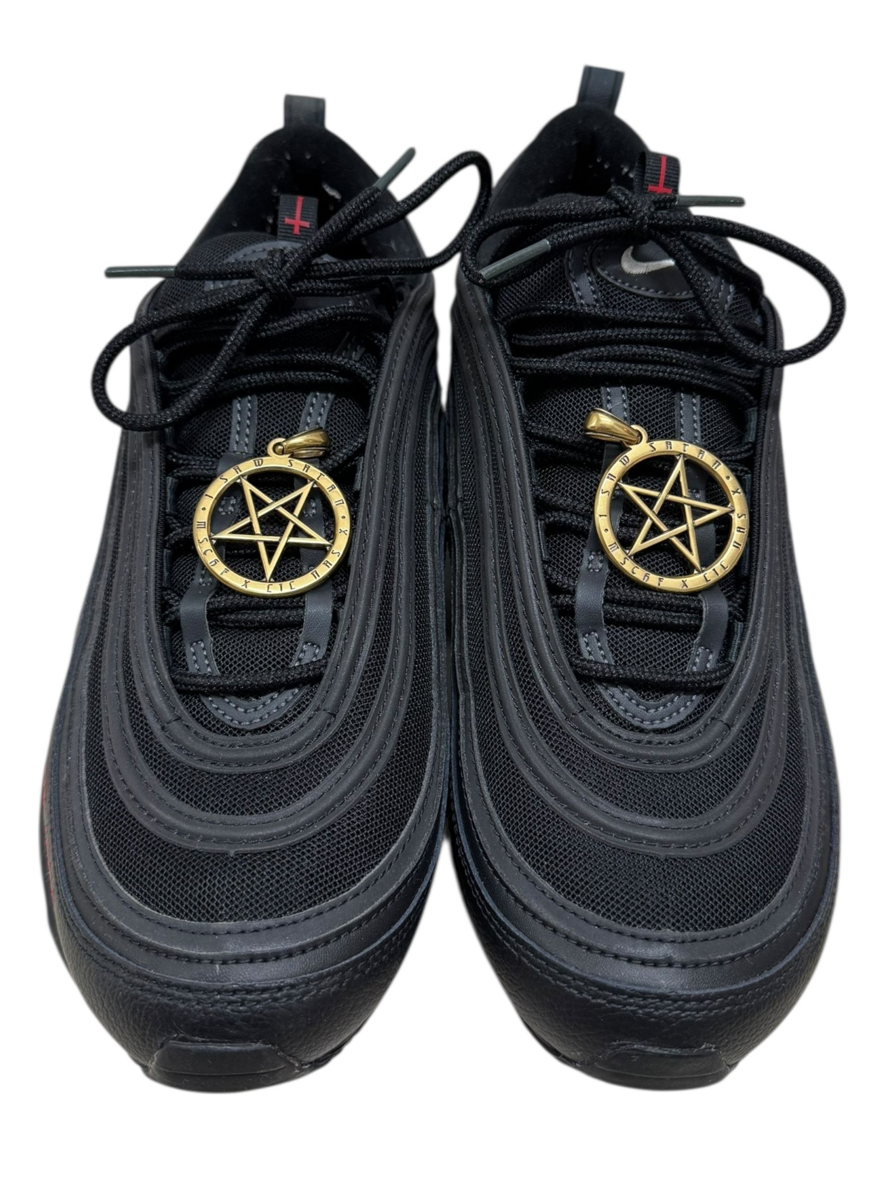 Nike Nike Mschf Lil Nas X Satan Black Air Max 97 Size US 10.5 / EU 43-44 - 2 Thumbnail