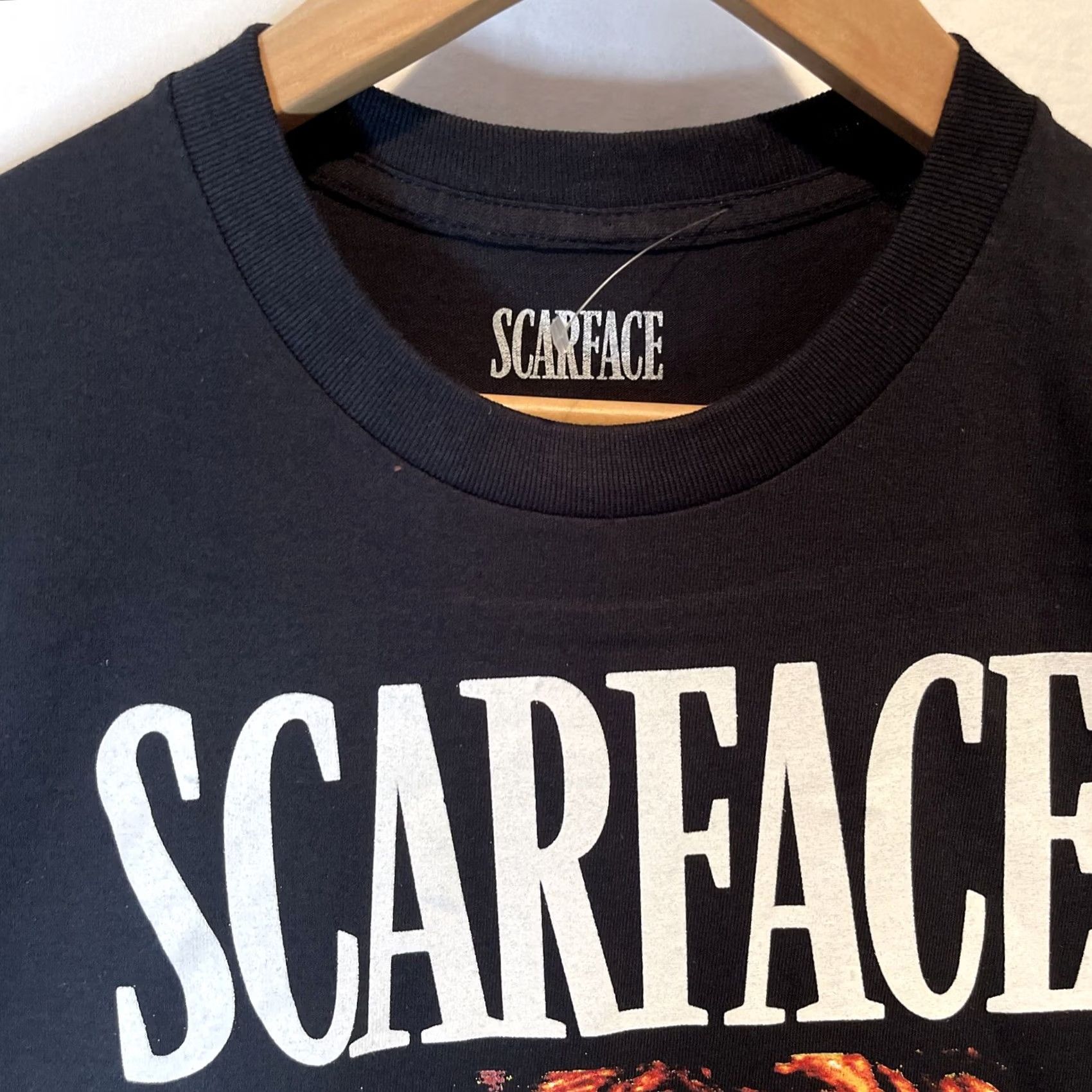 Vintage Scarface Shirt Men XL Movie Tony Montana Black Sleeveless Mad Engine Size US XL / EU 56 / 4 - 7 Thumbnail
